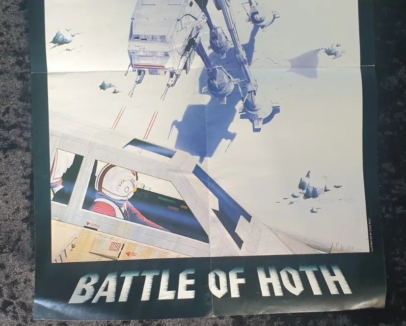 Star Wars Battle of Hoth Promotional Poster 20x14 Inches + Fact Sheet UK, изображение 4