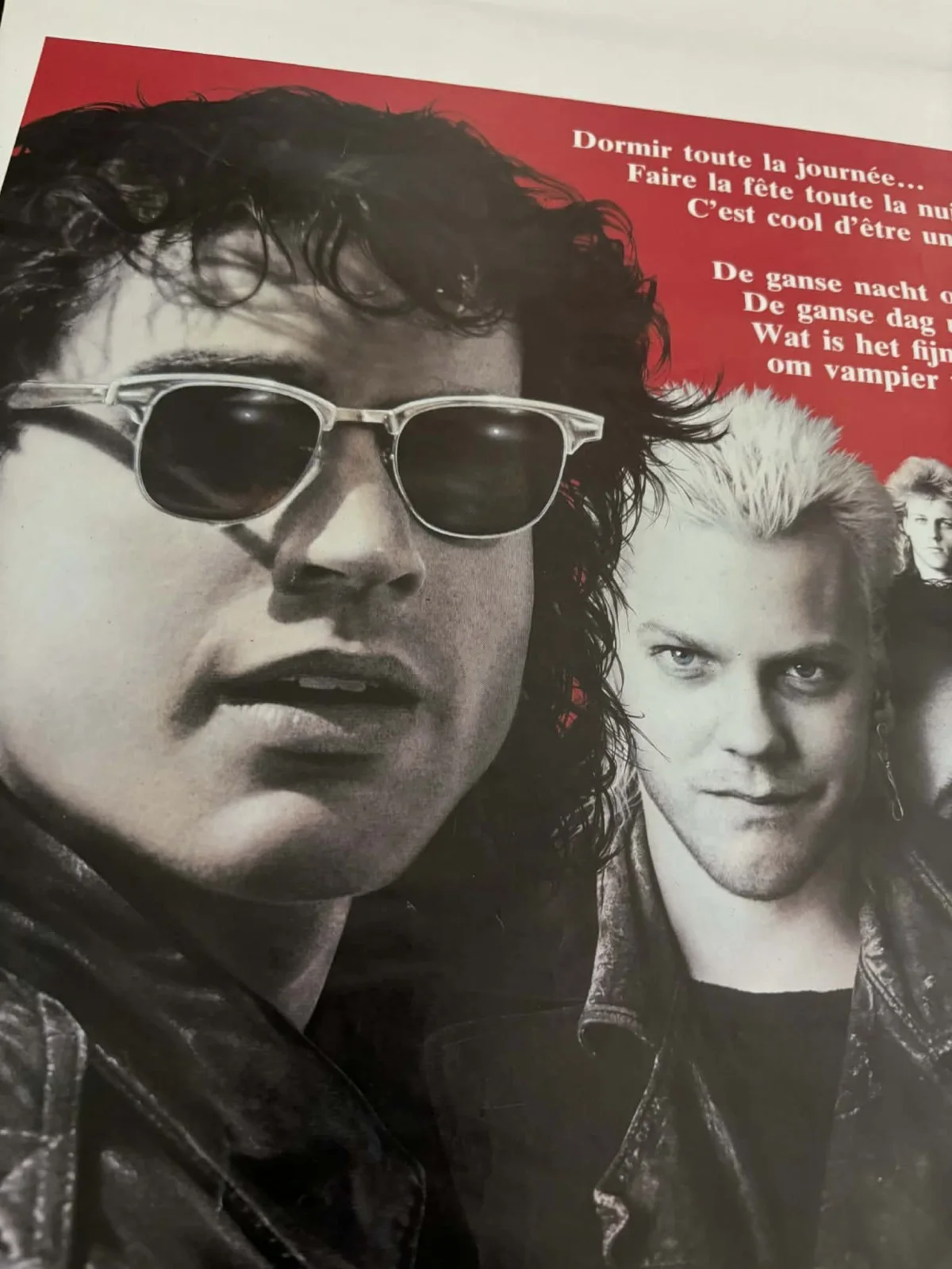 Lost Boys 80s classic rare Belgium Movie Poster, изображение 2