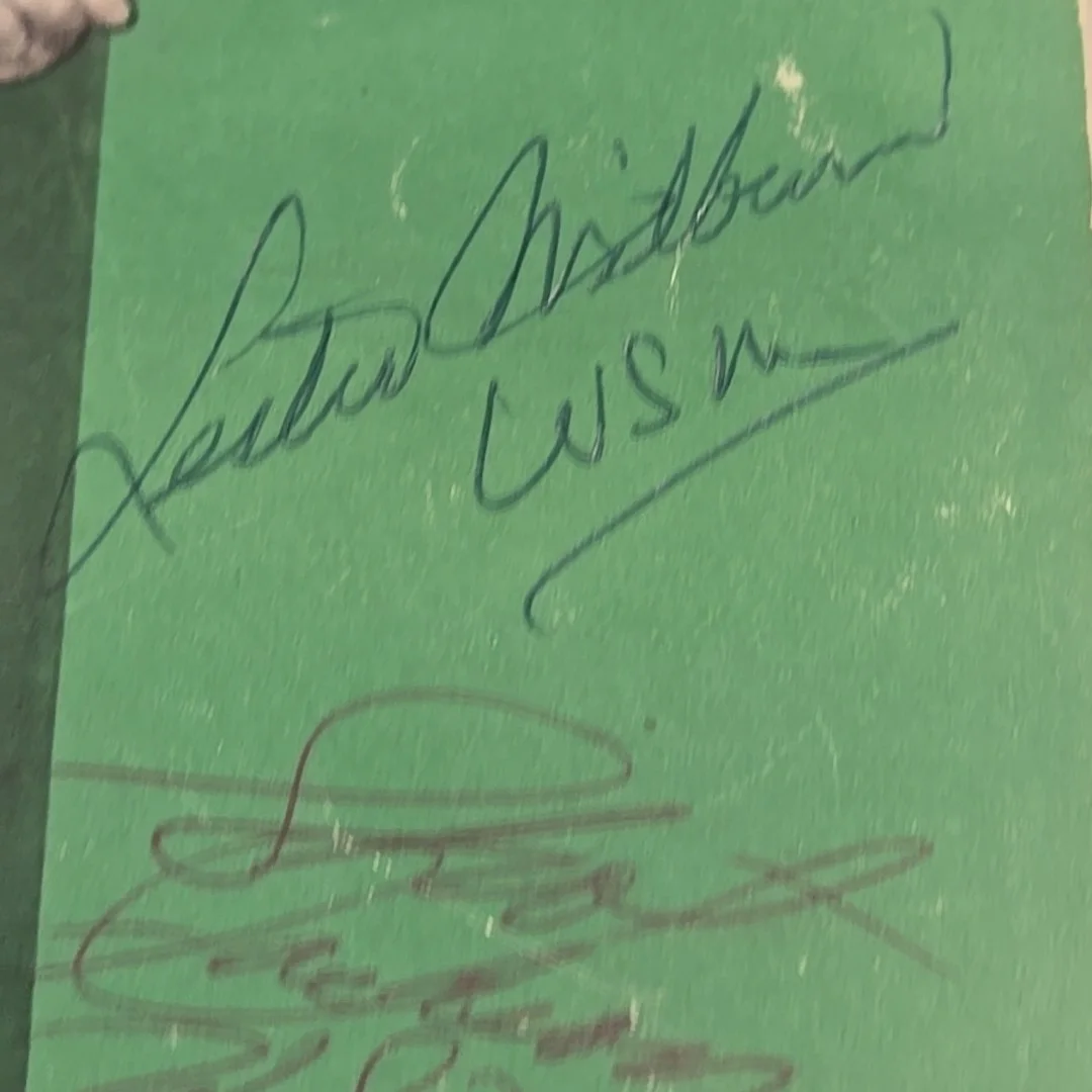 Signed Johnnie Wright & Jack Anglin Paul Warren Shot Jackson Leslie Milburn WSM, image 5