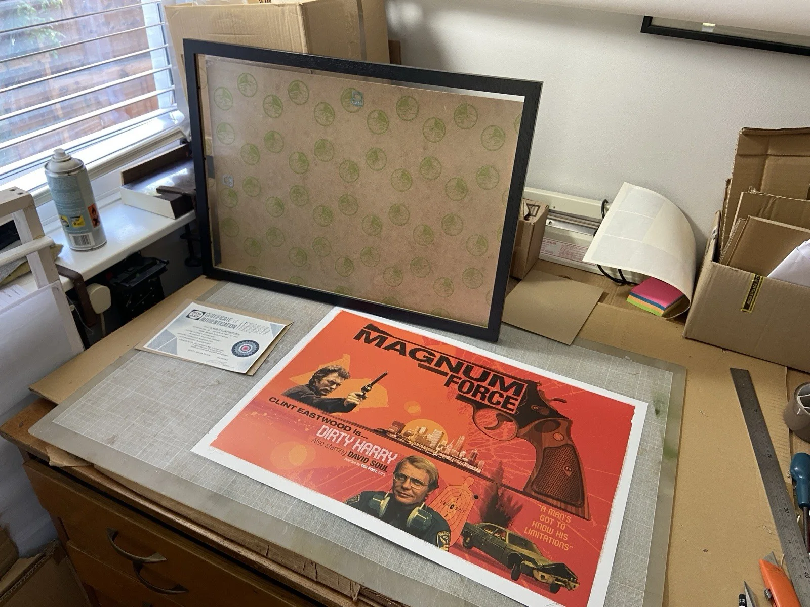 Dirty Harry Magnum Force Poster. Limited Edition Poster of 600 Available. Rare, image 2