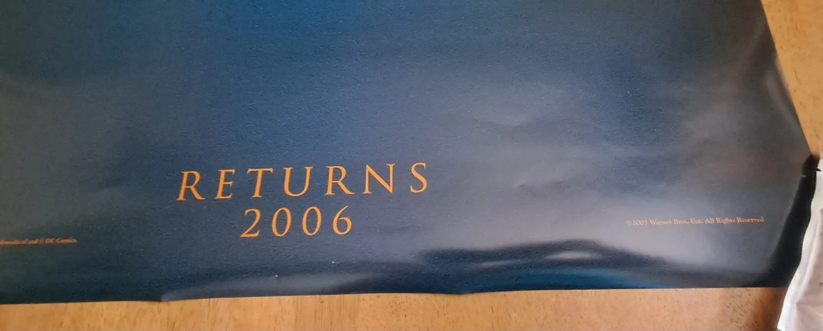 Superman Returns 2006 Original US One sheet Movie Cinema Poster (DS), image 2