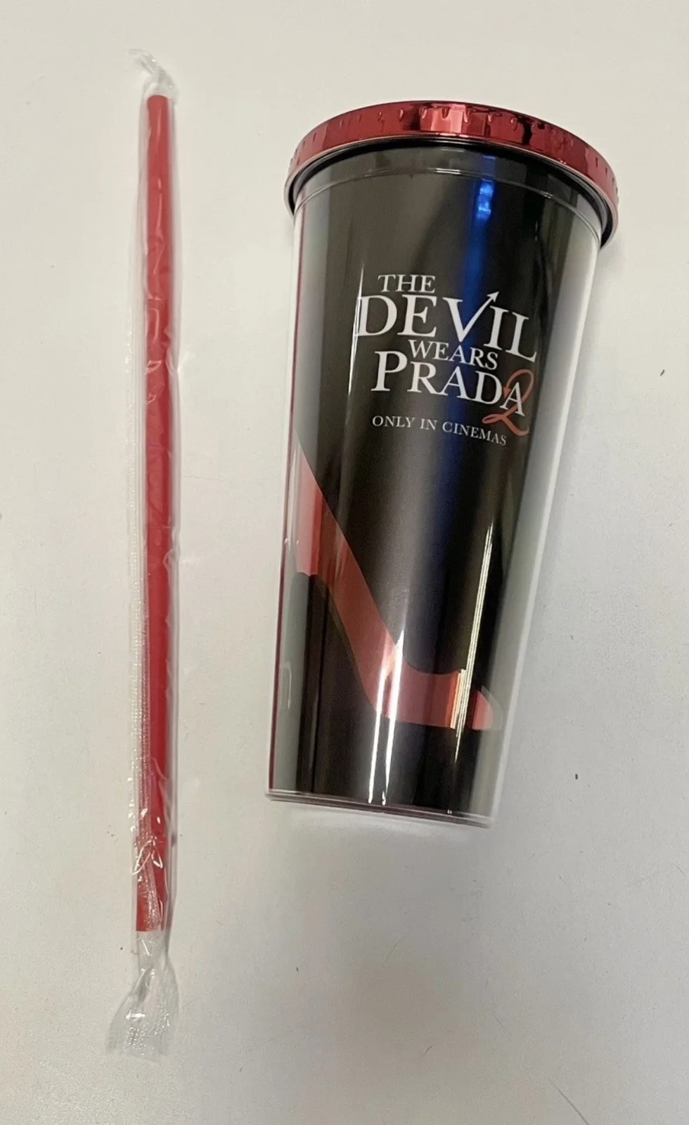 The Devil Wears Prada 2 Iconic Black New UK Cinema Exclusive Double Walled Cup, изображение 4