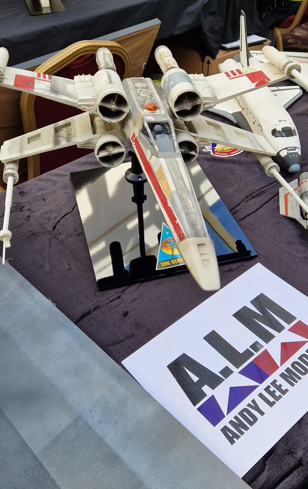 Star Wars X Wing Red 3 Pyro Studio Scale 1/24. Cast off original ILM parts BIGGS, изображение 2