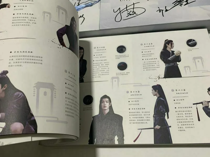 Hand Signed Wang YIBO Xiao Zhan 肖战 Autographed Image The Untamed Gift 王一博 肖战 陈情令, image 5