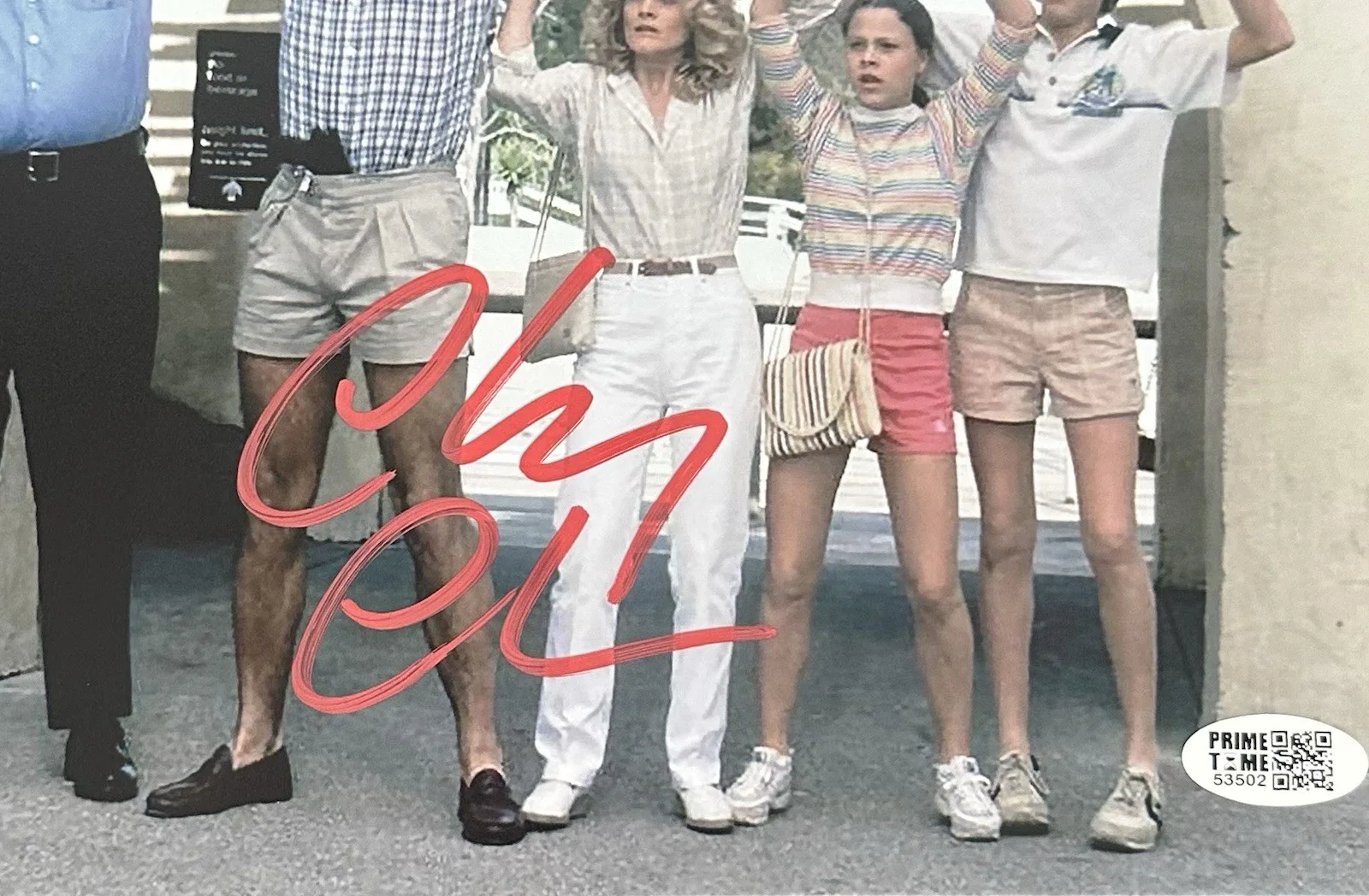 Chevy Chase — Chevy Chase Signed AUTO 8x10 Photo National Lampoon’s Vacation Prime Time COA, image 2