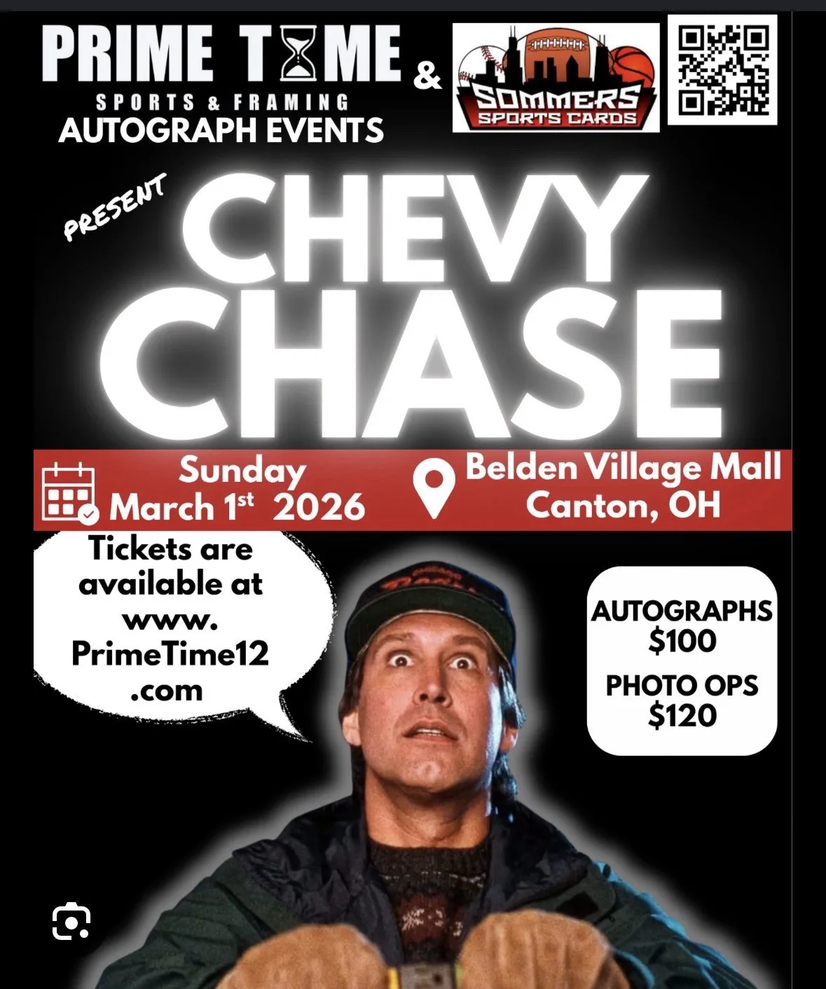 Chevy Chase — Chevy Chase Signed AUTO 8x10 Photo National Lampoon’s Vacation Prime Time COA, image 4