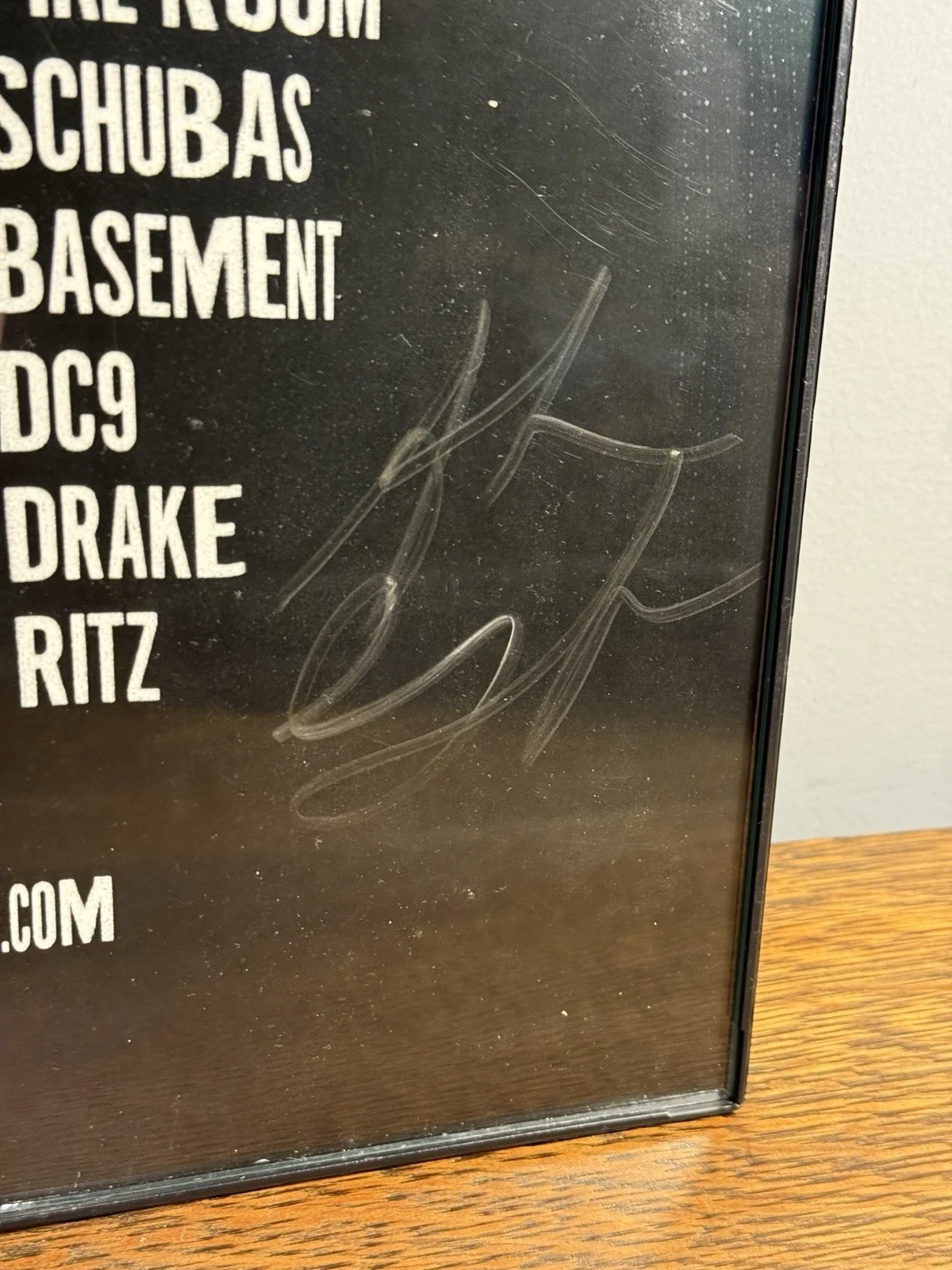 Elliot Moss, Adrian Galvin, Evan Marien — SIGNED Elliot Moss & Yoke Lore 2016 Tour Poster Signed by Both + Evan Marien, image 4