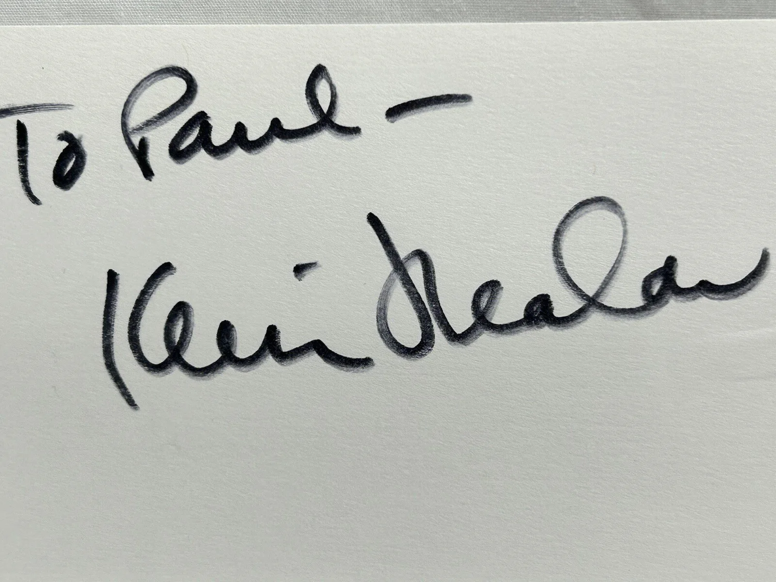 Kevin Nealon — Kevin Nealon American Comedian Actor in SNL Signature Index Card Original, изображение 2
