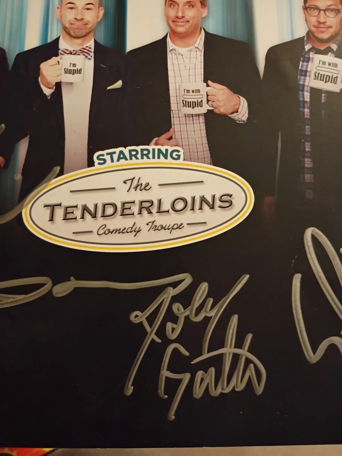 Cast — Impractical Jokers The True TV Where's Larry! Tour Signed Cast, image 4