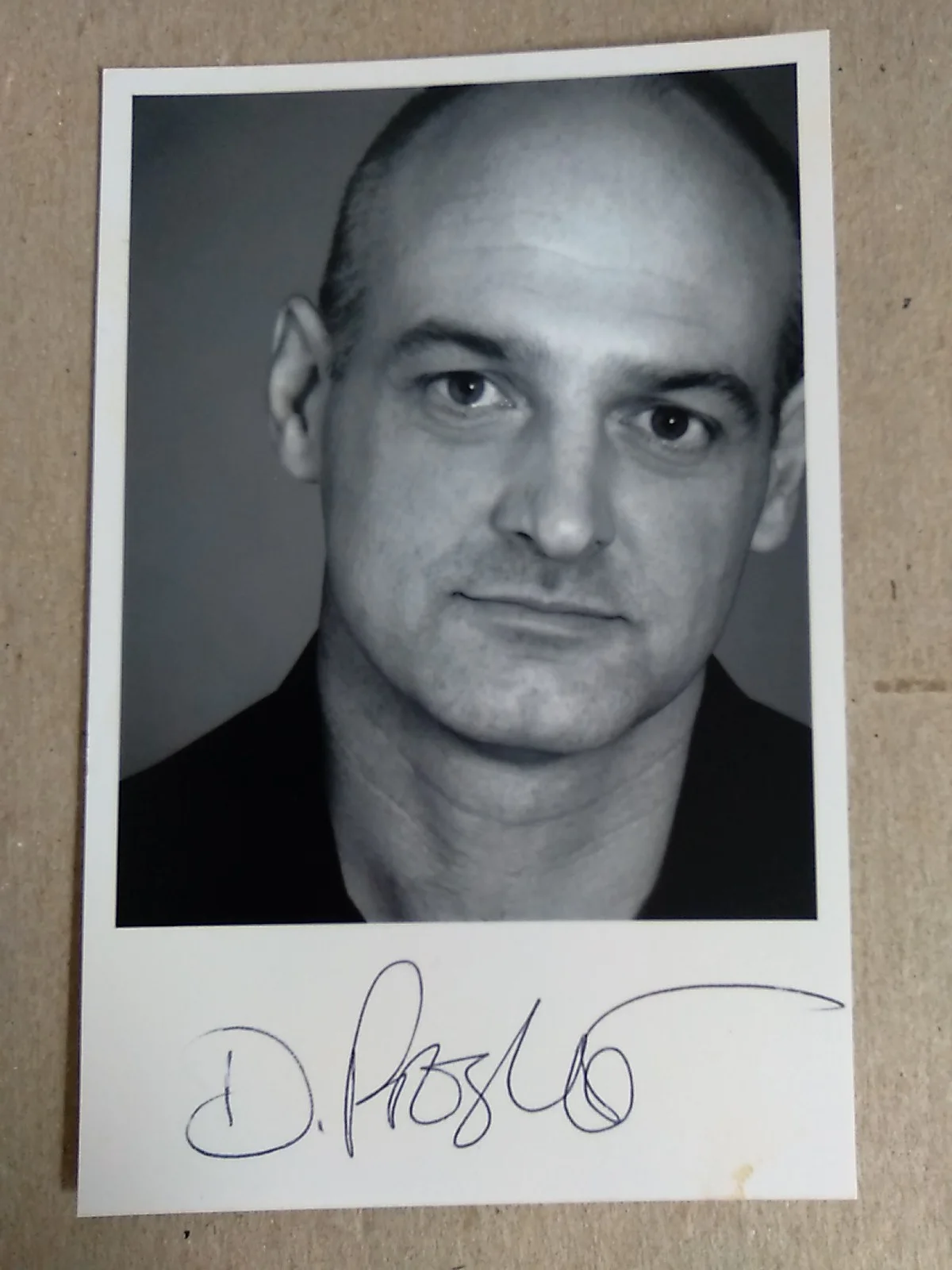 David Prosho English Actor DC Ian Mitchell Signed 6x4in Photo Autographed, изображение 2
