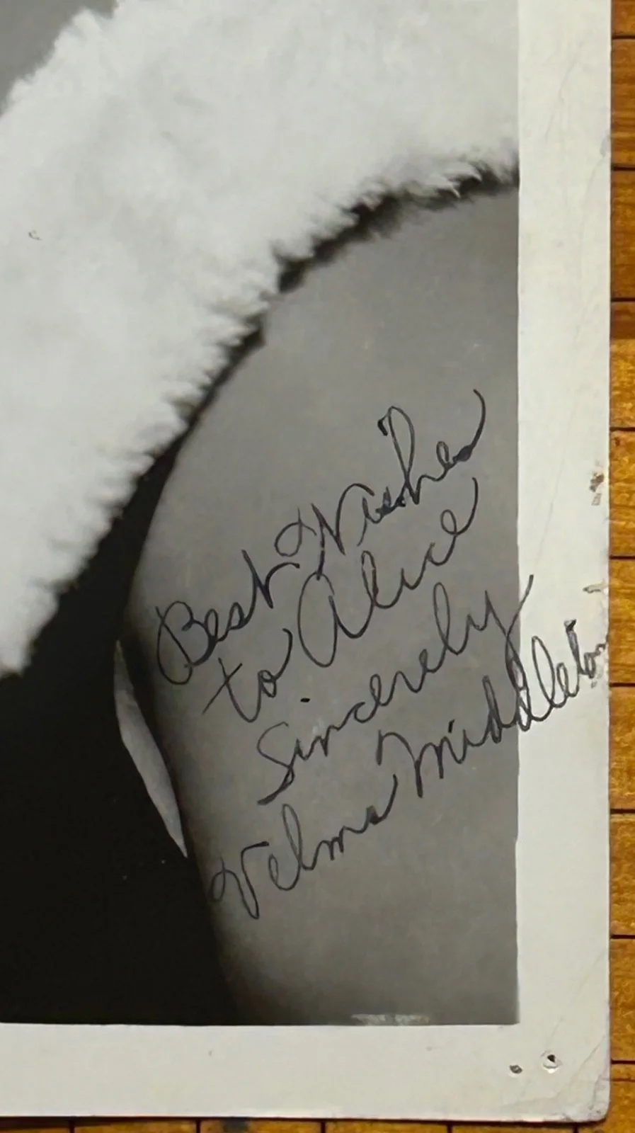 VELMA MIDDLETON—SIGNED PHOTO—LOUIS ARMSTRONG Band SINGER/DANCER/COMIC/2 Decades, изображение 3