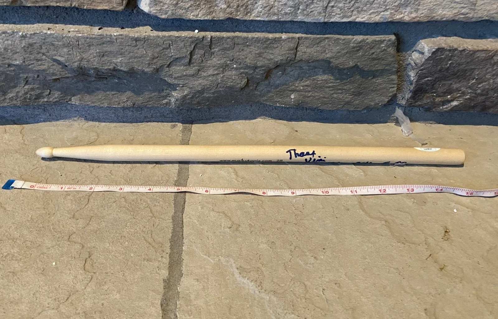 Vini “Mad Dog” Lopez Signed Drumstick - JSA COA - Bruce Springsteen “E. St.” HOF, image 2