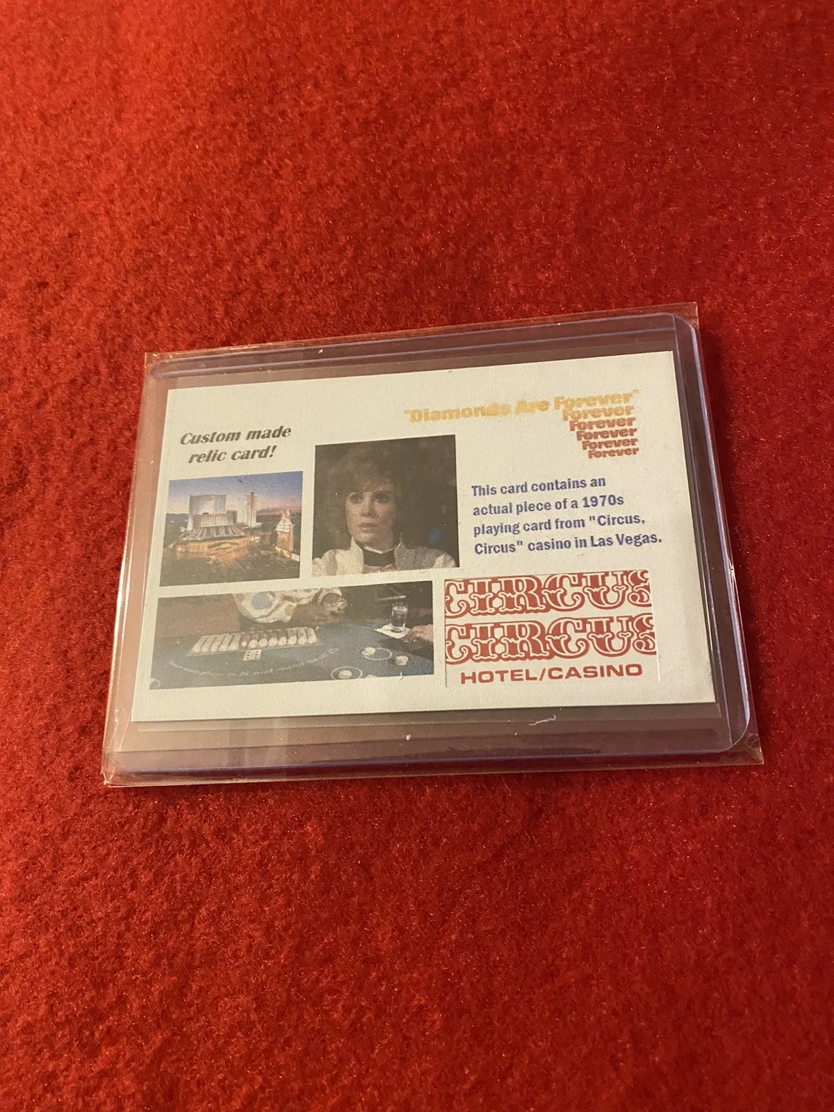 James Bond Autograph - Max Latimer In “Diamonds Are Forever” + Relic Card., изображение 4