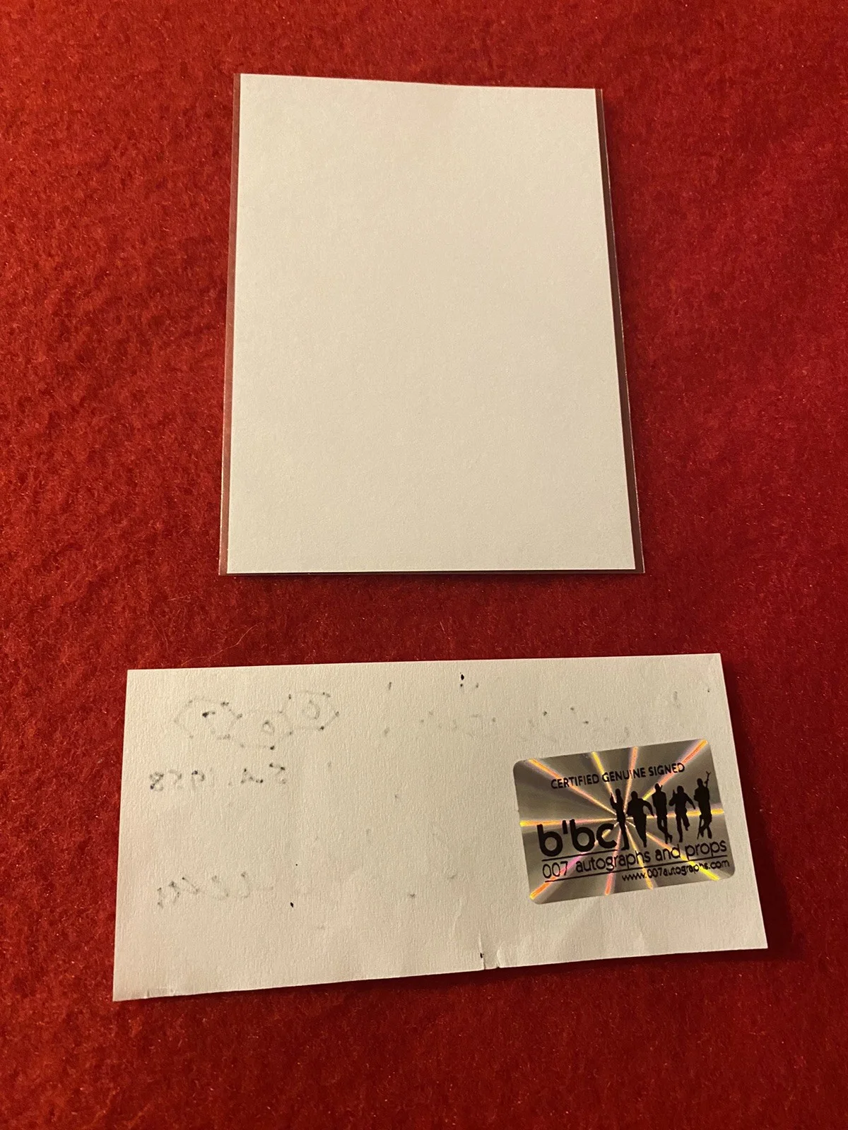James Bond Autograph - Bob Holness- 1st Radio 007 + Custom Card Size Photo- RARE, image 2