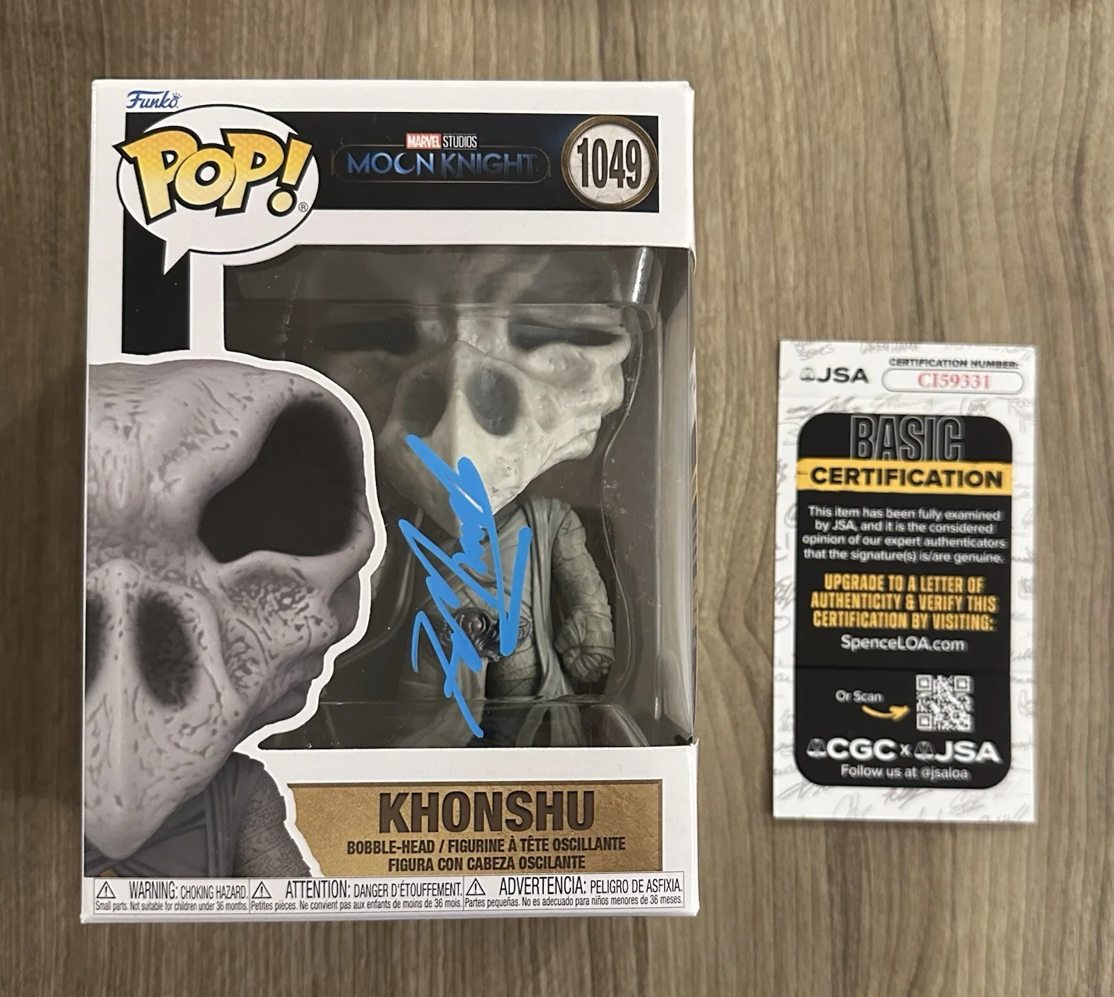 F Murray Abraham — F Murray Abraham Signed Khonshu Funko Pop JSA COA Autographed 1049 Moon Knight