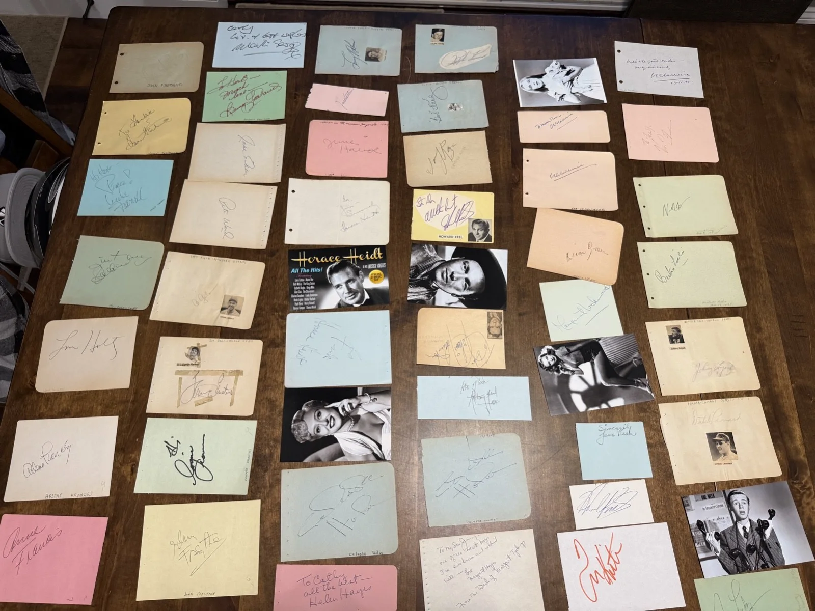 HUGE Lot of 450+ Classic Hollywood/Baseball/Misc Signed/Autographed Album Pages, изображение 5