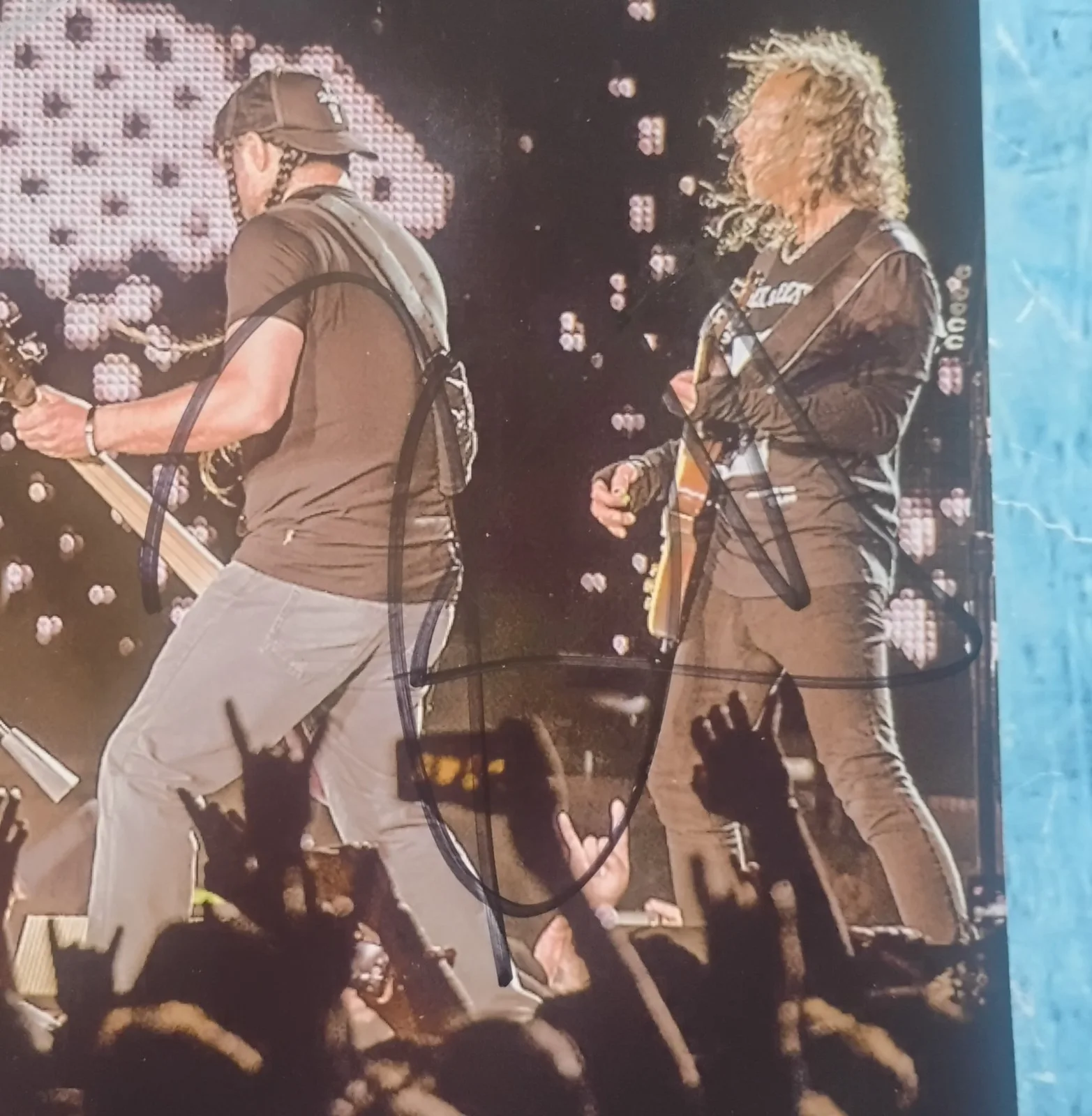 Metallica 4x Hand Signed Photo COA James Hetfield, Kirk Hammett NO US TARIFFS, image 3