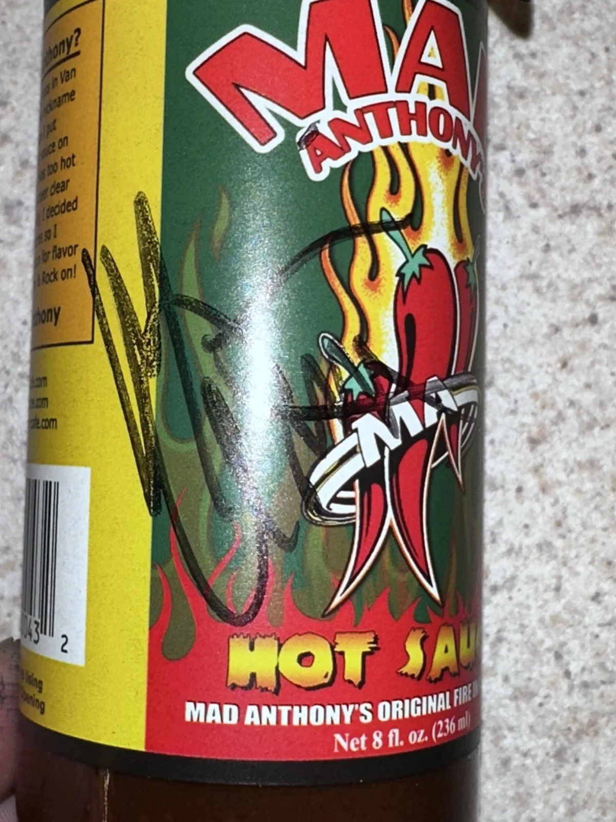 Michael Anthony Singed “Mad Anthony” Got Sauce Bottle, image 3