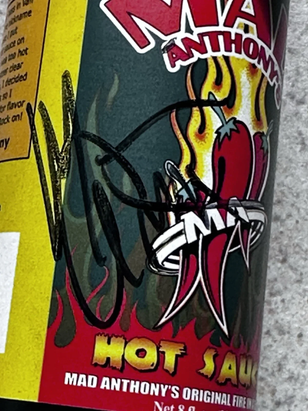 Michael Anthony Singed “Mad Anthony” Got Sauce Bottle, image 4