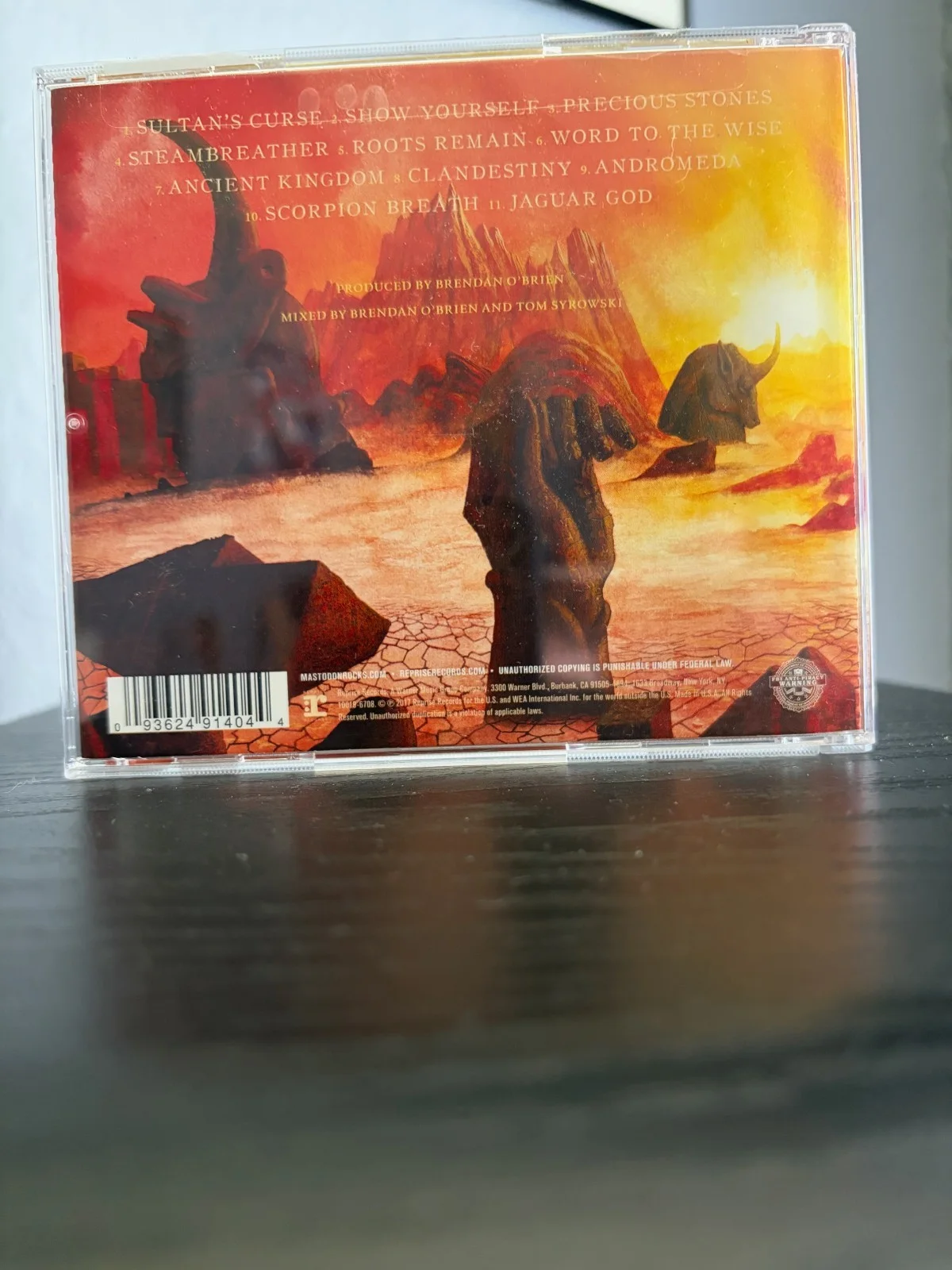 Mastodon Emperor of Sand Whole Band Signed CD! Brent Hinds Autographed, изображение 2