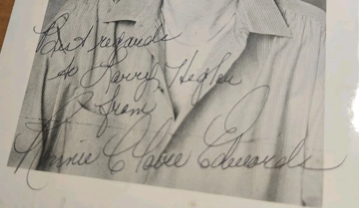 Ronnie Claire Edwards — Ronnie Clair Edwards rare early signed vintage 1981 photo, The Waltons actress, изображение 2