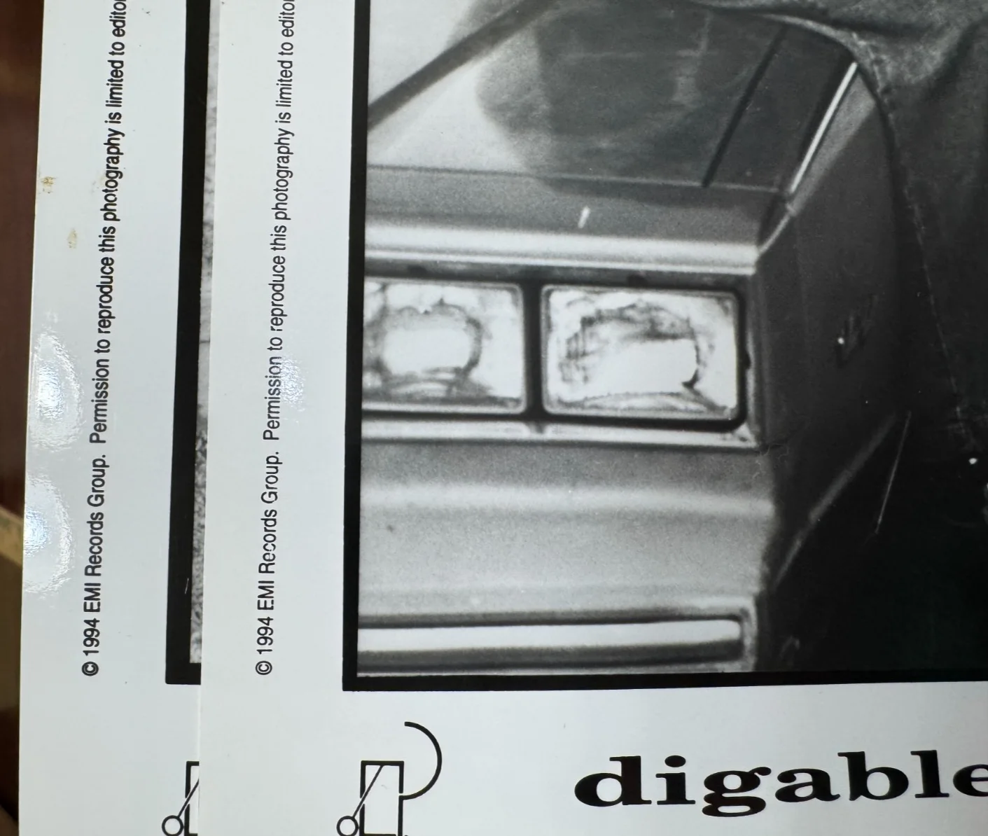 DIGABLE PLANETS 1994 8x10 PROMO EMI RECORD/MANAGEMENT COMPANY PHOTOGRAPH - MUSIC, изображение 2