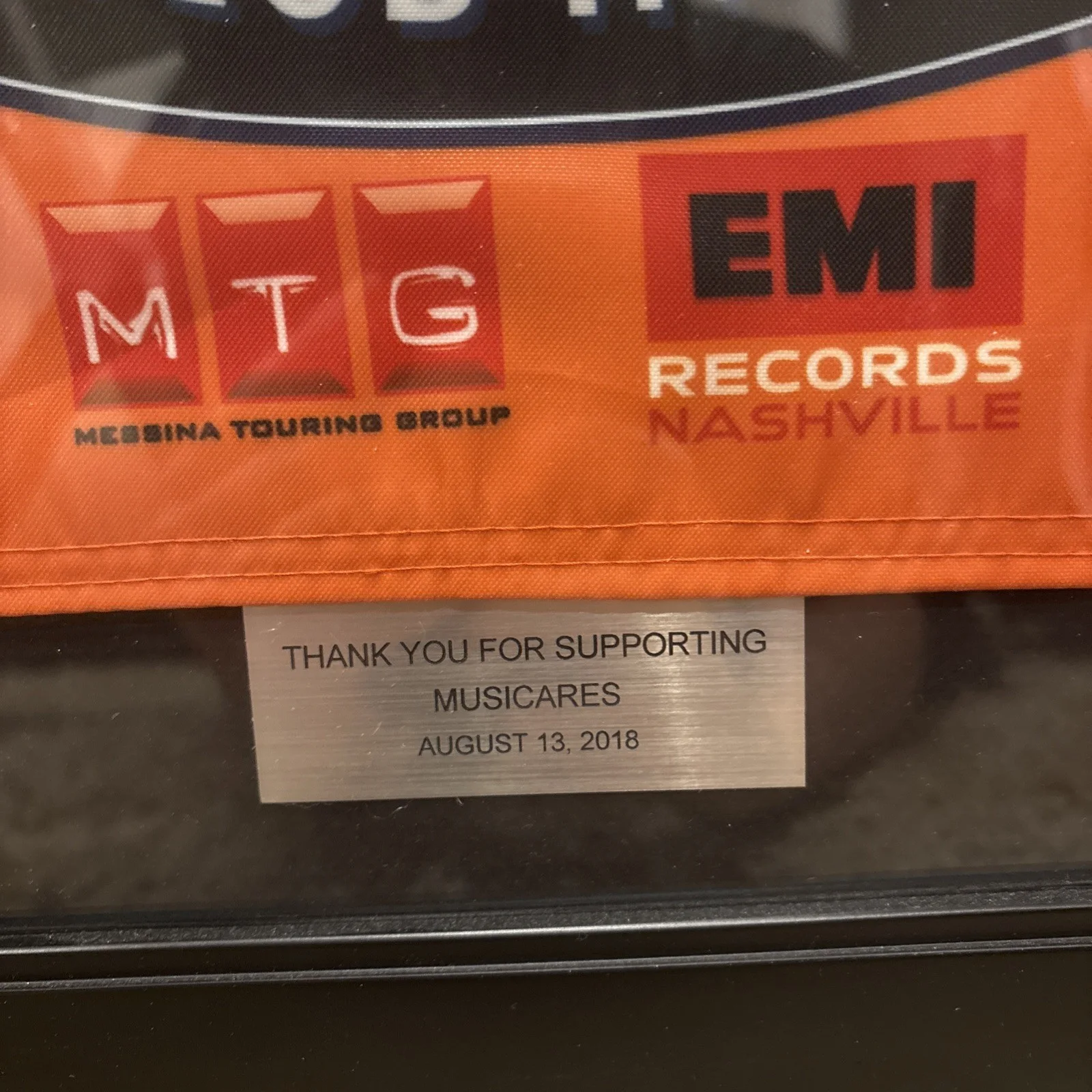 Eric Church Signed Golf Flag From Eric Church Band Tournament, image 4