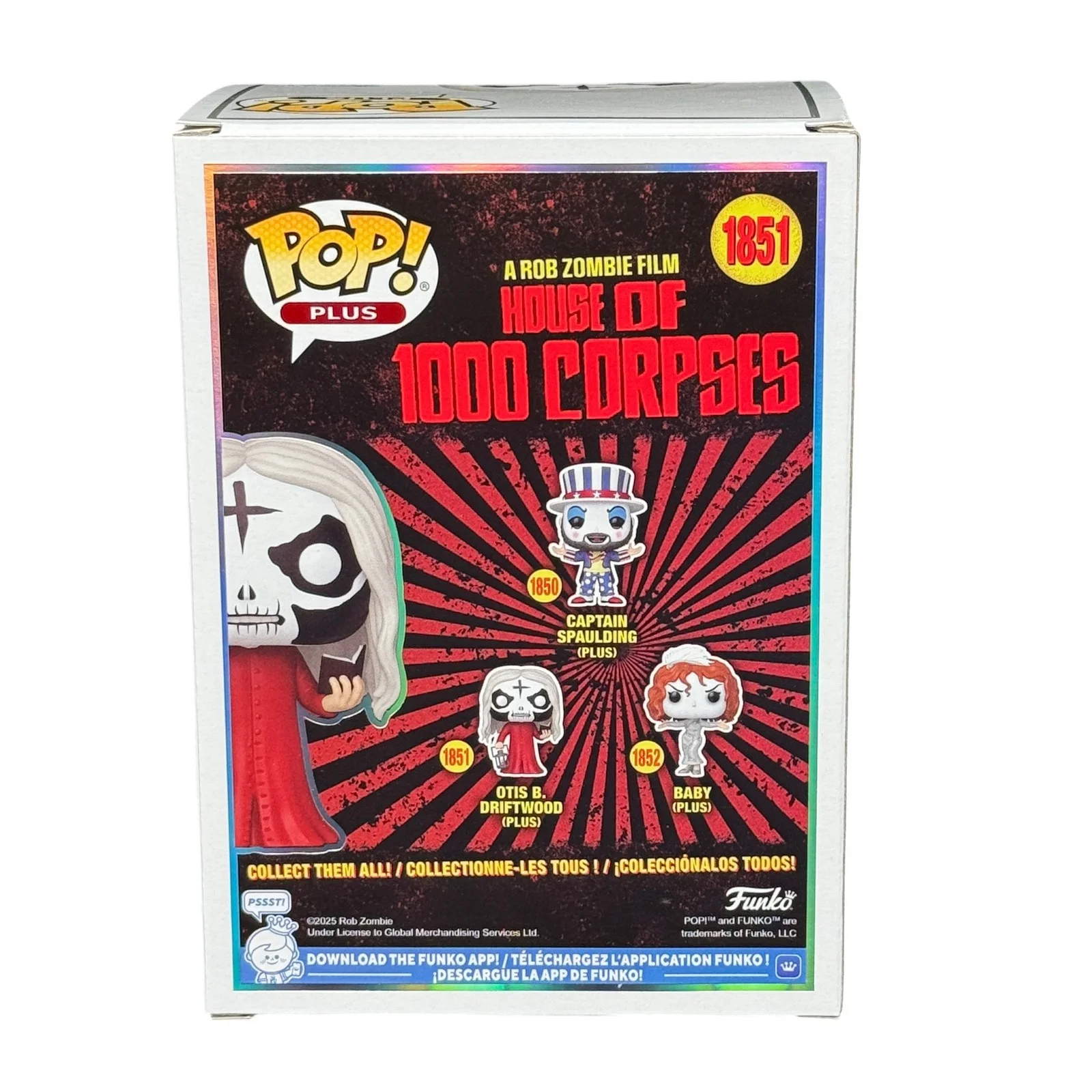 Bill Moseley — Bill Moseley Signed Otis B Driftwood Funko Pop! 1851 Autograph Beckett Authentic, изображение 3