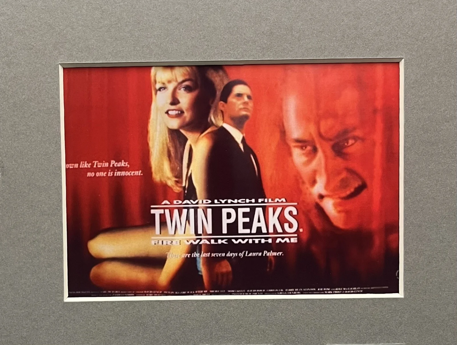 TWIN PEAKS. Fire Walk With Me. 35mm Film Cell MOUNTED DISPLAY, image 2