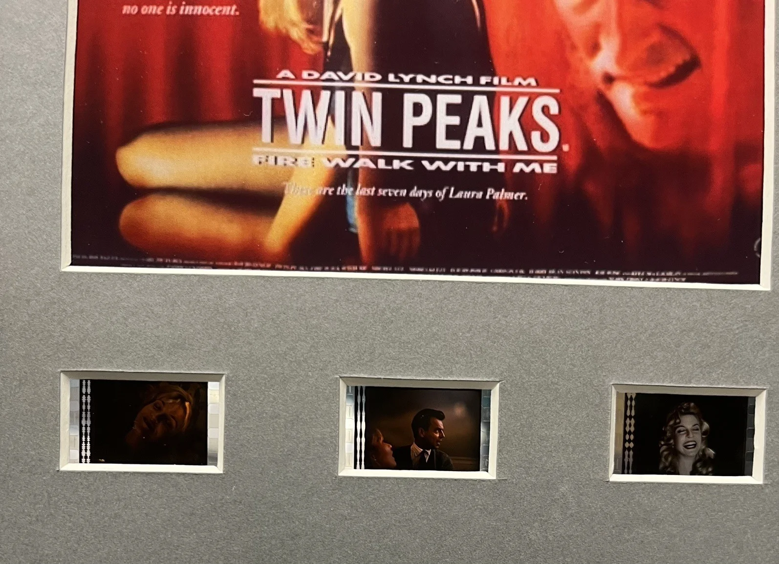 TWIN PEAKS. Fire Walk With Me. 35mm Film Cell MOUNTED DISPLAY, image 3