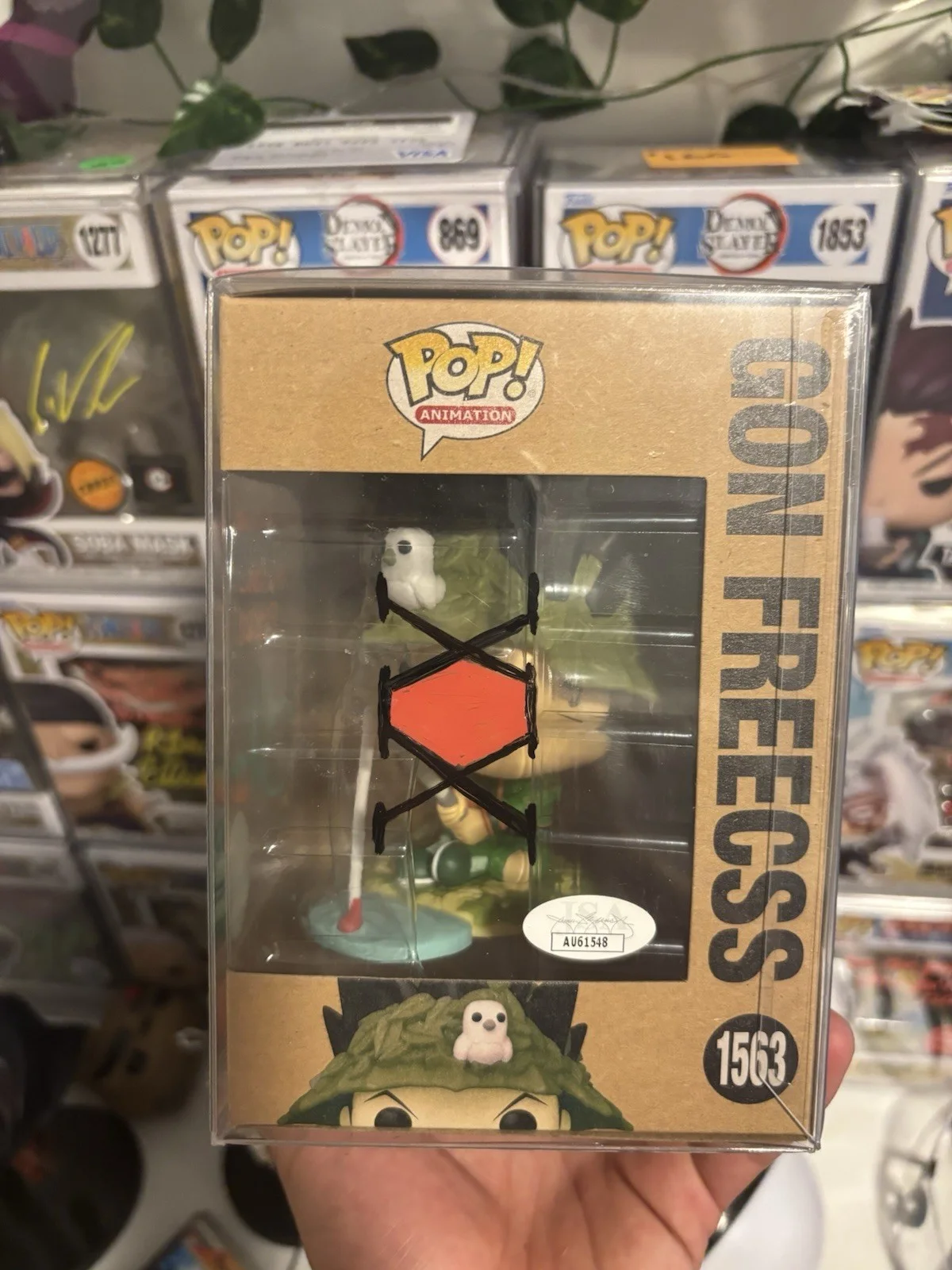 Gon — Funko Pop Hunter x Hunter Gon Freecss #1563 Figure JSA Autographed, image 3
