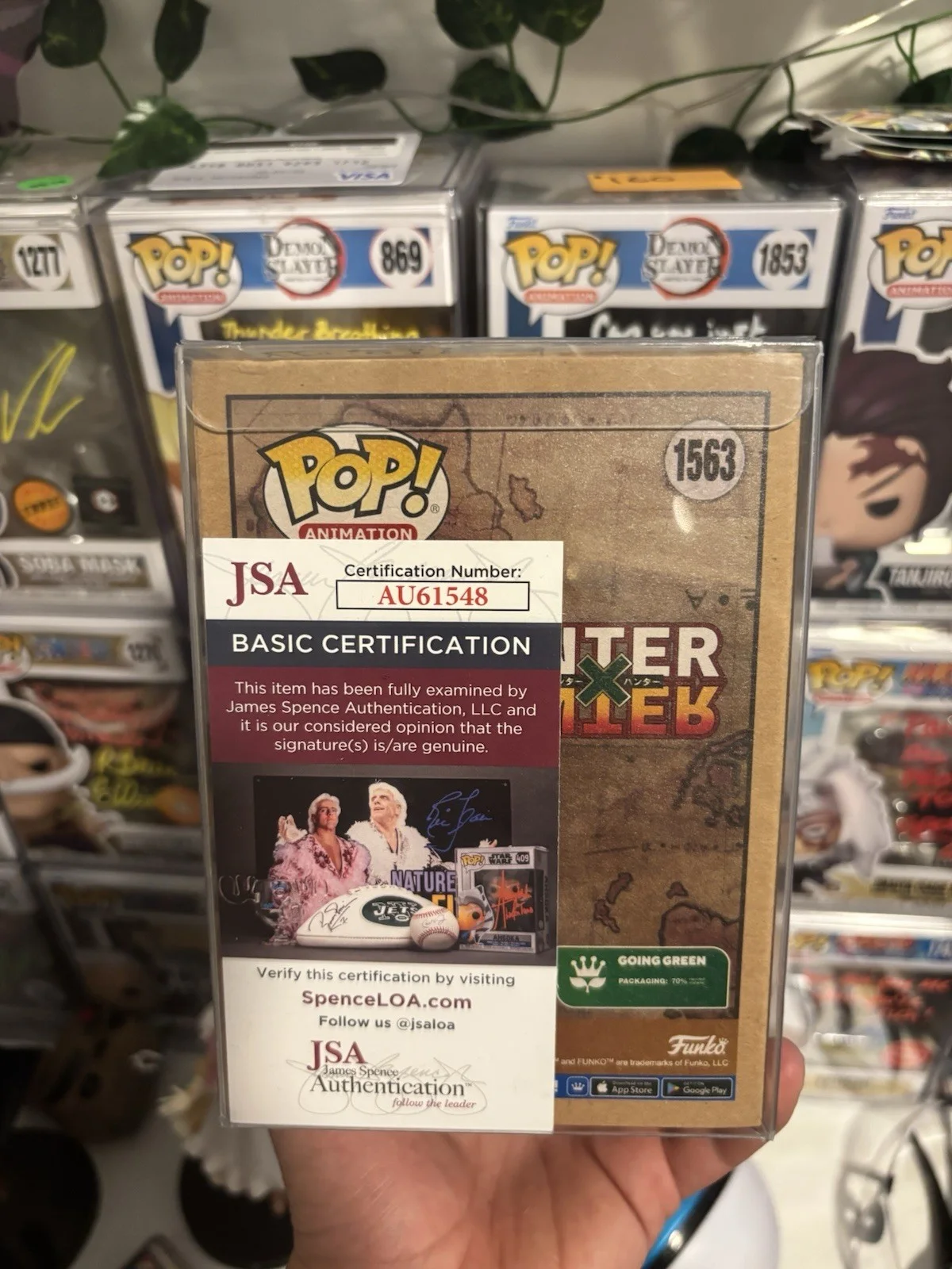 Gon — Funko Pop Hunter x Hunter Gon Freecss #1563 Figure JSA Autographed, image 4