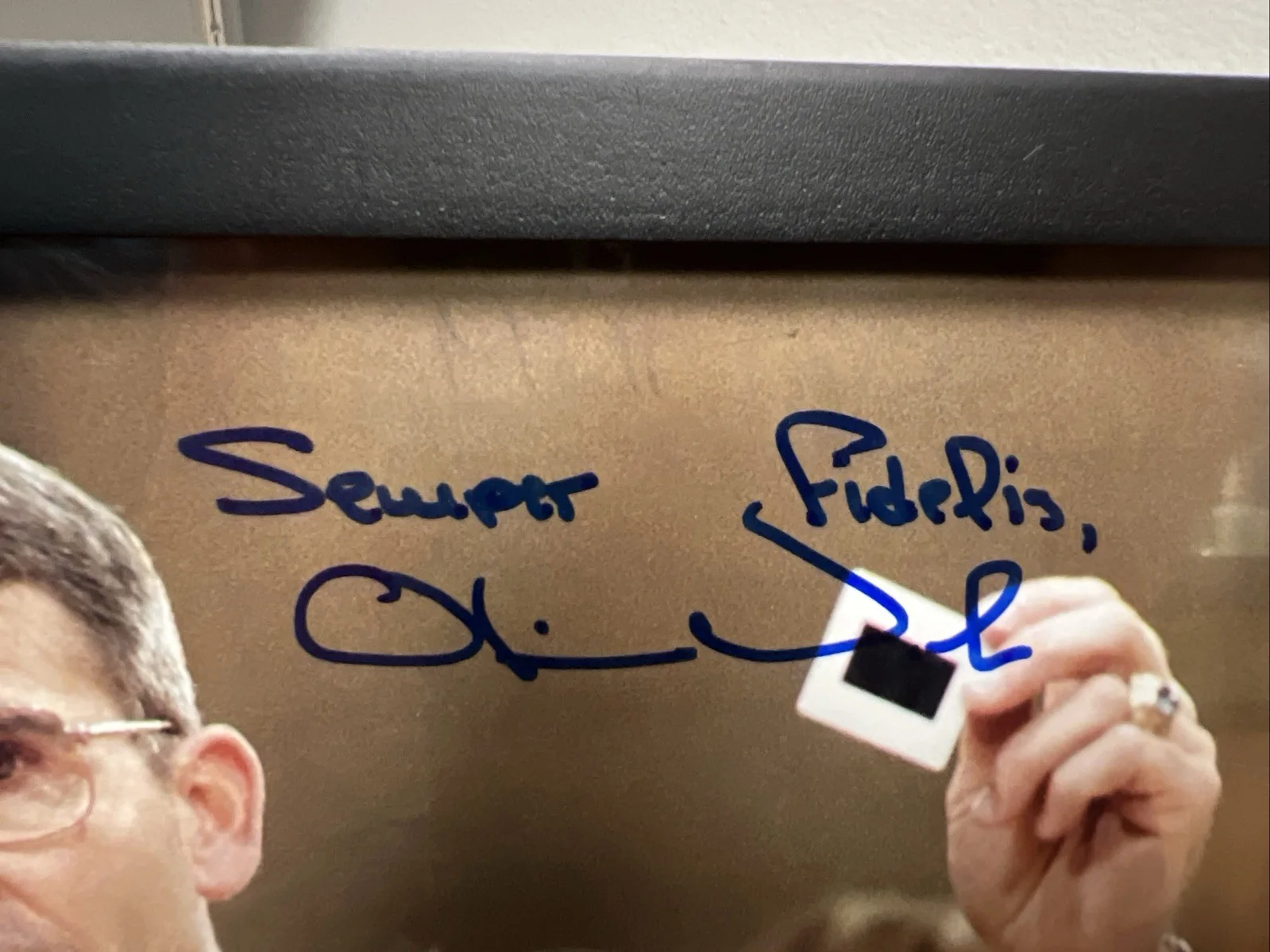 Oliver North with Beckett COA Signed Autograph, image 2