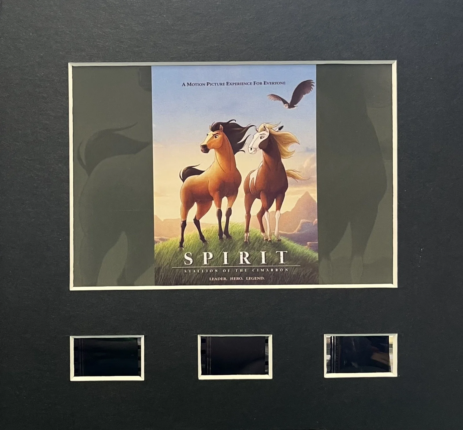 SPIRIT. Stallion of Cimarron . 35mm Film Cell MOUNTED DISPLAY, image 3