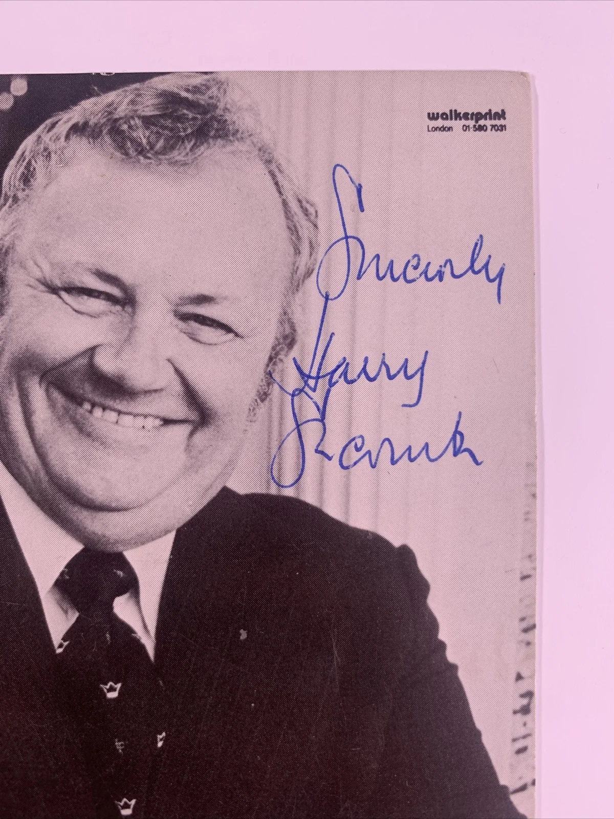 Harry Secombe The Goon Show Signed Photo Authentic From the Collection Of B.M, image 2