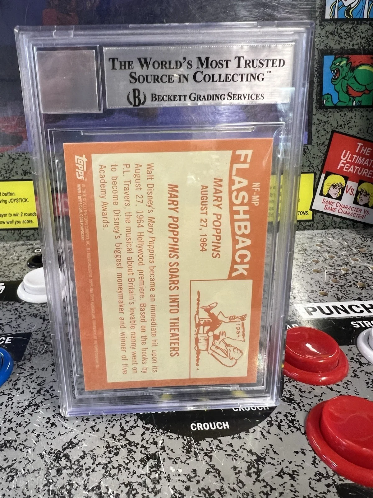 Dick Van Dyke — 2013 Topps Heritage Dick Van Dyke Signed Autographed Mary Poppins Beckett BGS 10, image 4