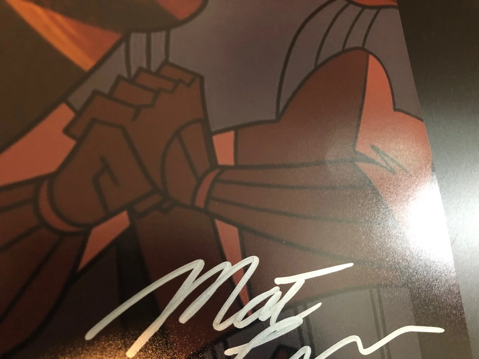 Mat Lucas — Mat Lucas Signed 11x14 Star Wars: Clone Wars 2D Anakin Skywalker Autograph Quote, image 4