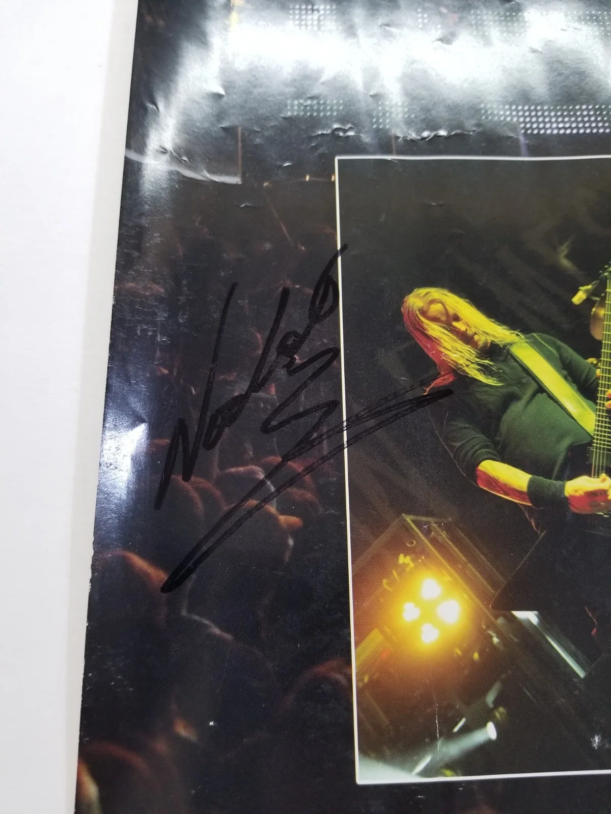 In Flames full band hand SIGNED 18x24" Tour Concert Poster 2009 COA Autographed, изображение 2