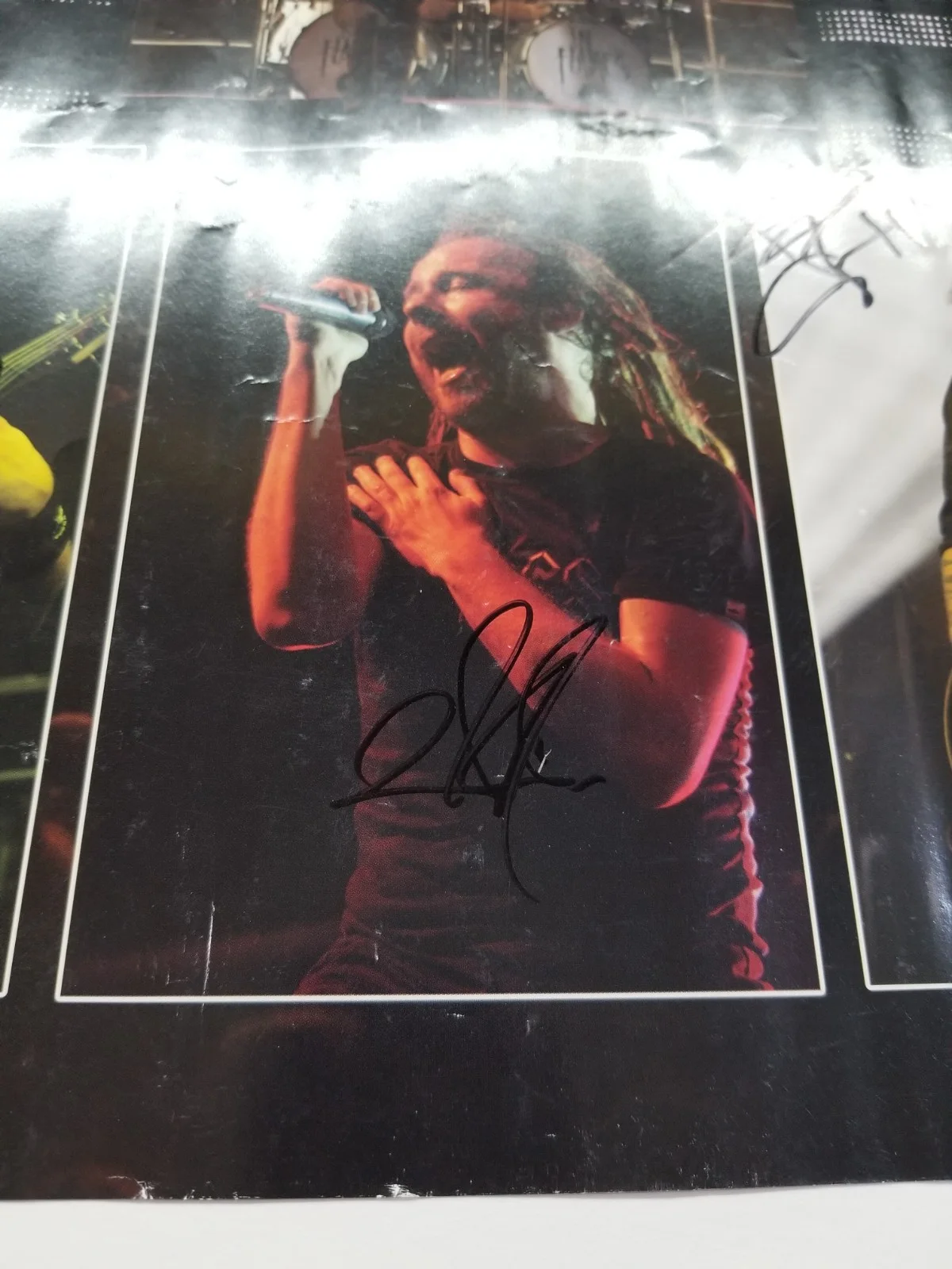 In Flames full band hand SIGNED 18x24" Tour Concert Poster 2009 COA Autographed, изображение 4