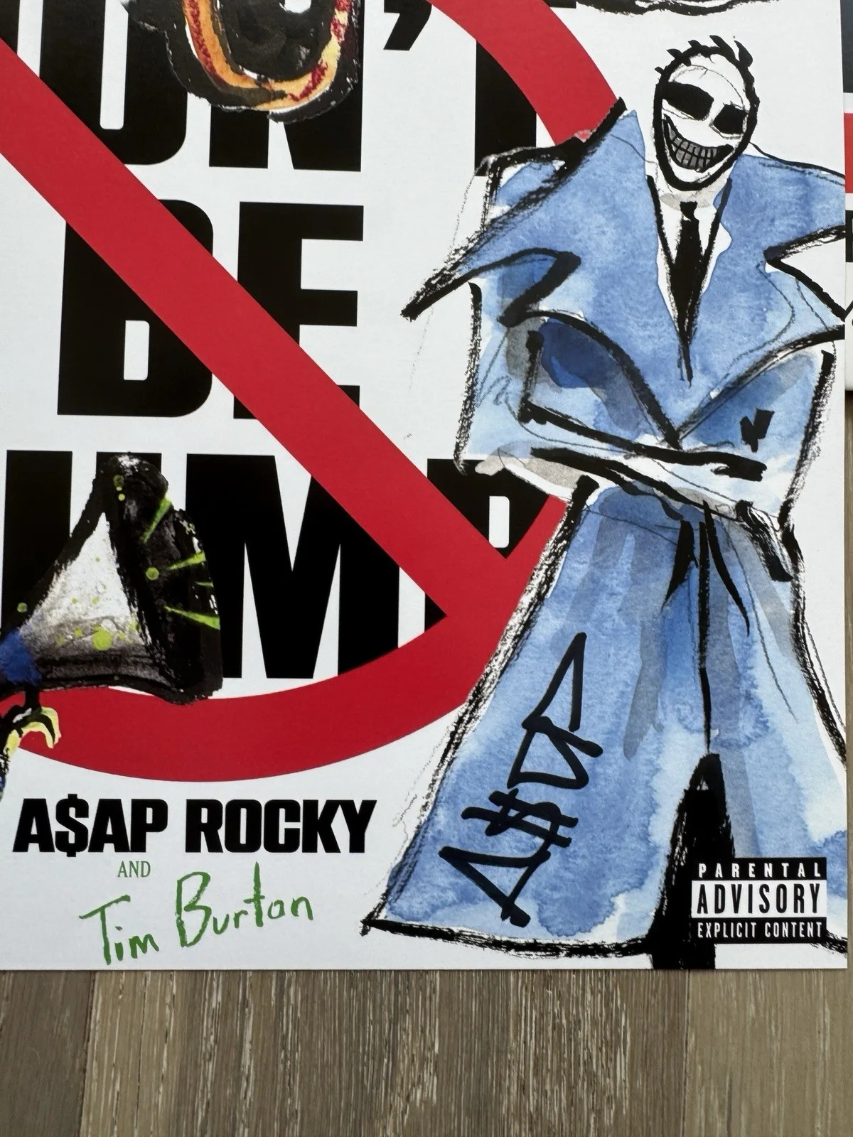 SIGNED ASAP ROCKY Dont Be Dumb SHIRTHEAD Vinyl 2xLP BLACK Insert Presale ❤️✅ NEW, image 4