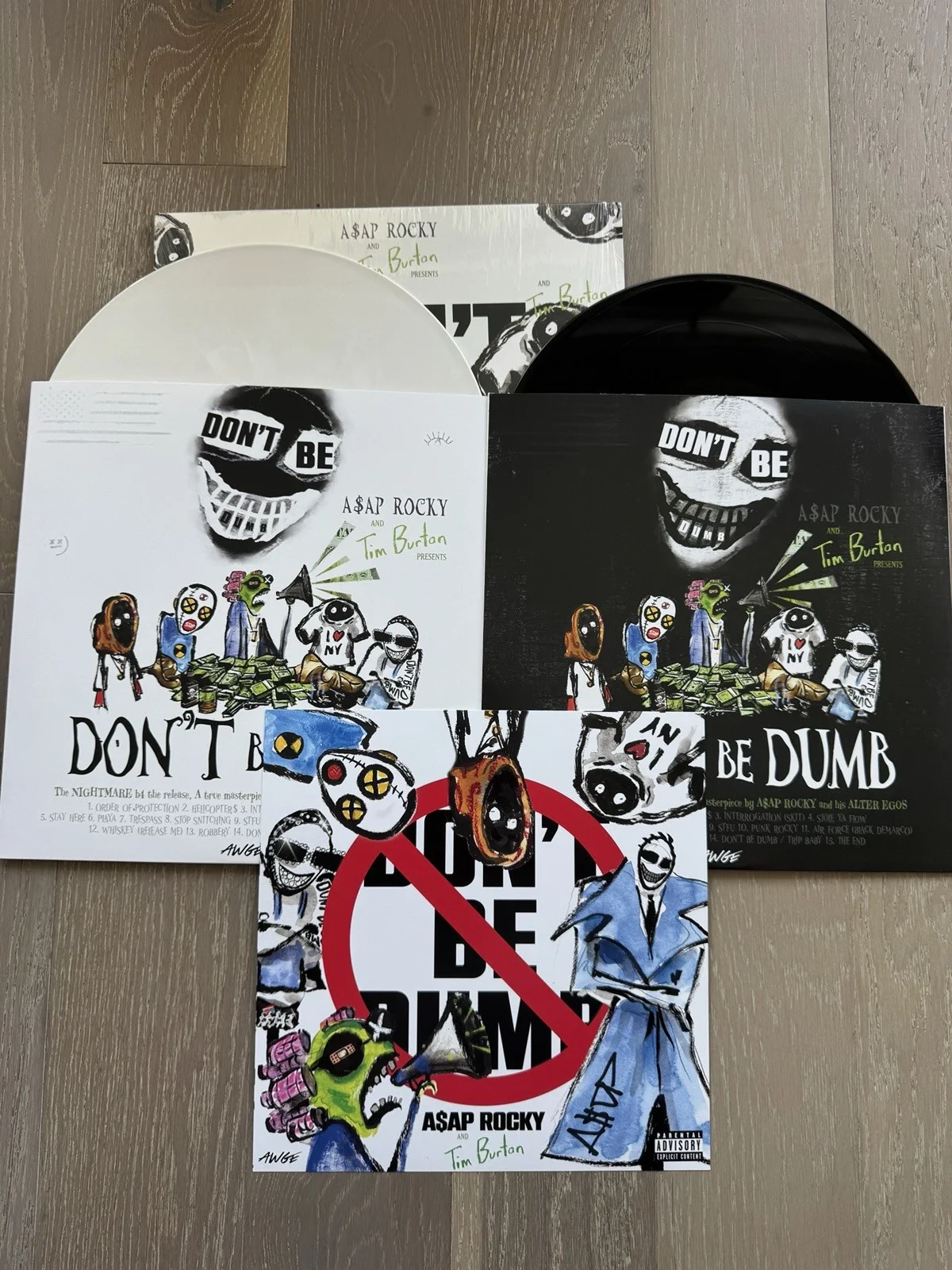 SIGNED ASAP ROCKY Dont Be Dumb SHIRTHEAD Vinyl 2xLP BLACK Insert Presale ❤️✅ NEW, image 5