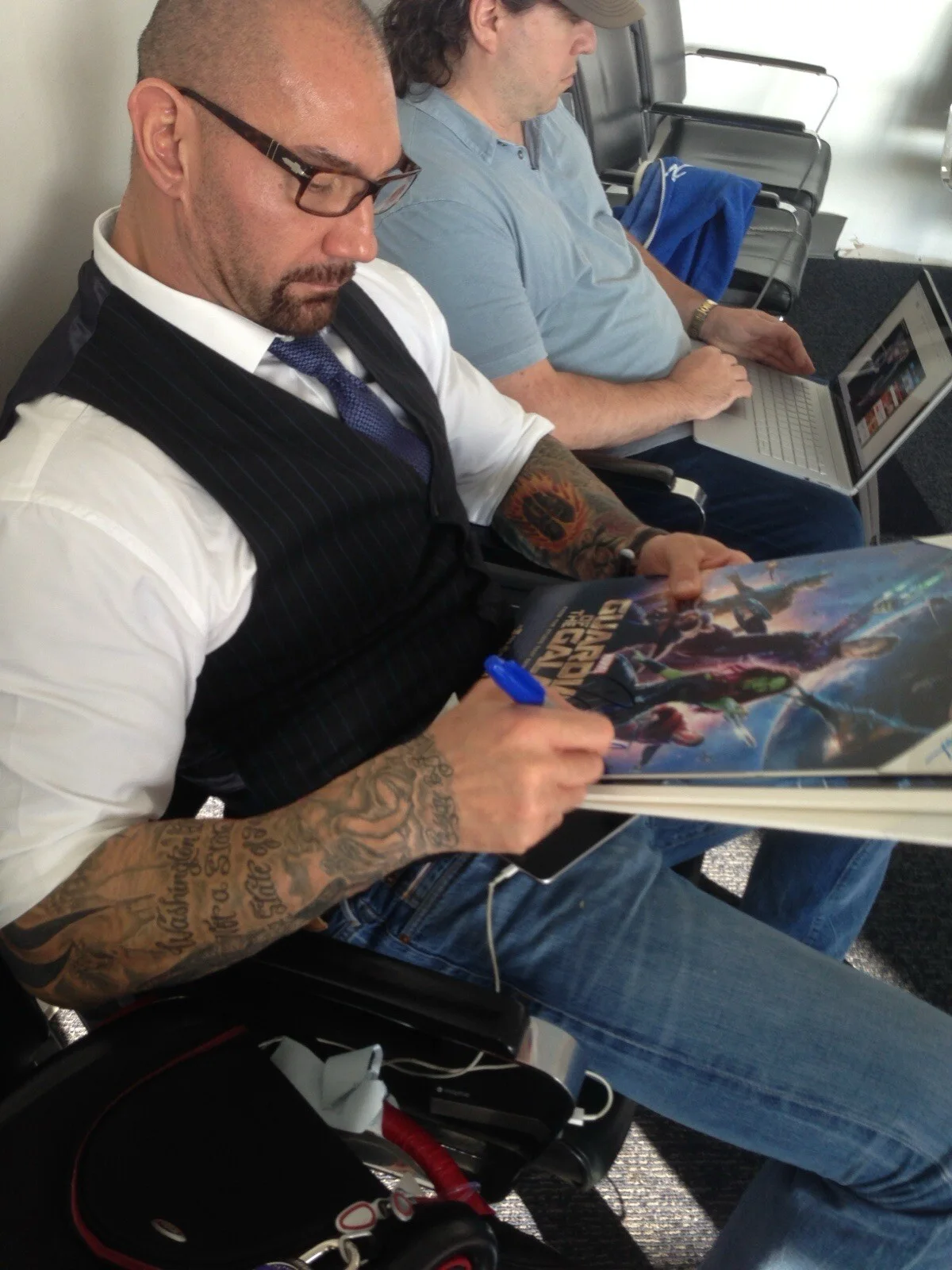 David Bautista — Dave Bautista Signed Empire Magazine Guardians Of The Galaxy DRAX BATISTA WWE, изображение 3