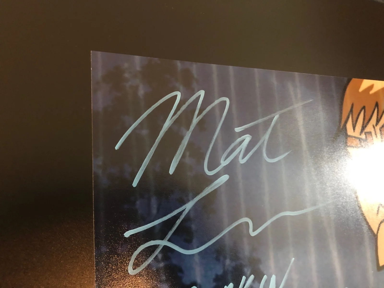 Mat Lucas — Mat Lucas Signed 11x14 Star Wars: Clone Wars 2D Anakin Skywalker Autograph Rare, image 2