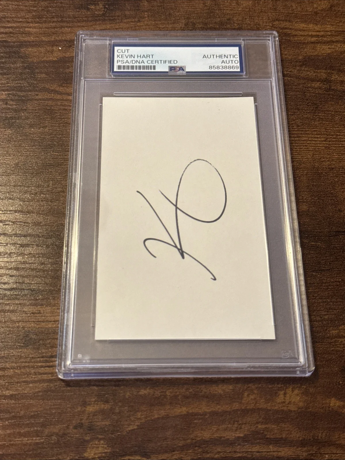 Kevin Hart Autographed Cut Signature PSA Slabbed Comedian Actor Signed Auto, изображение 3