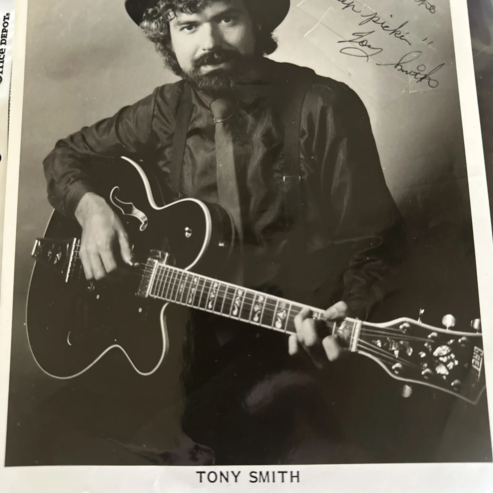 Autographed Photo of TONY SMITH Guitarist, image 2