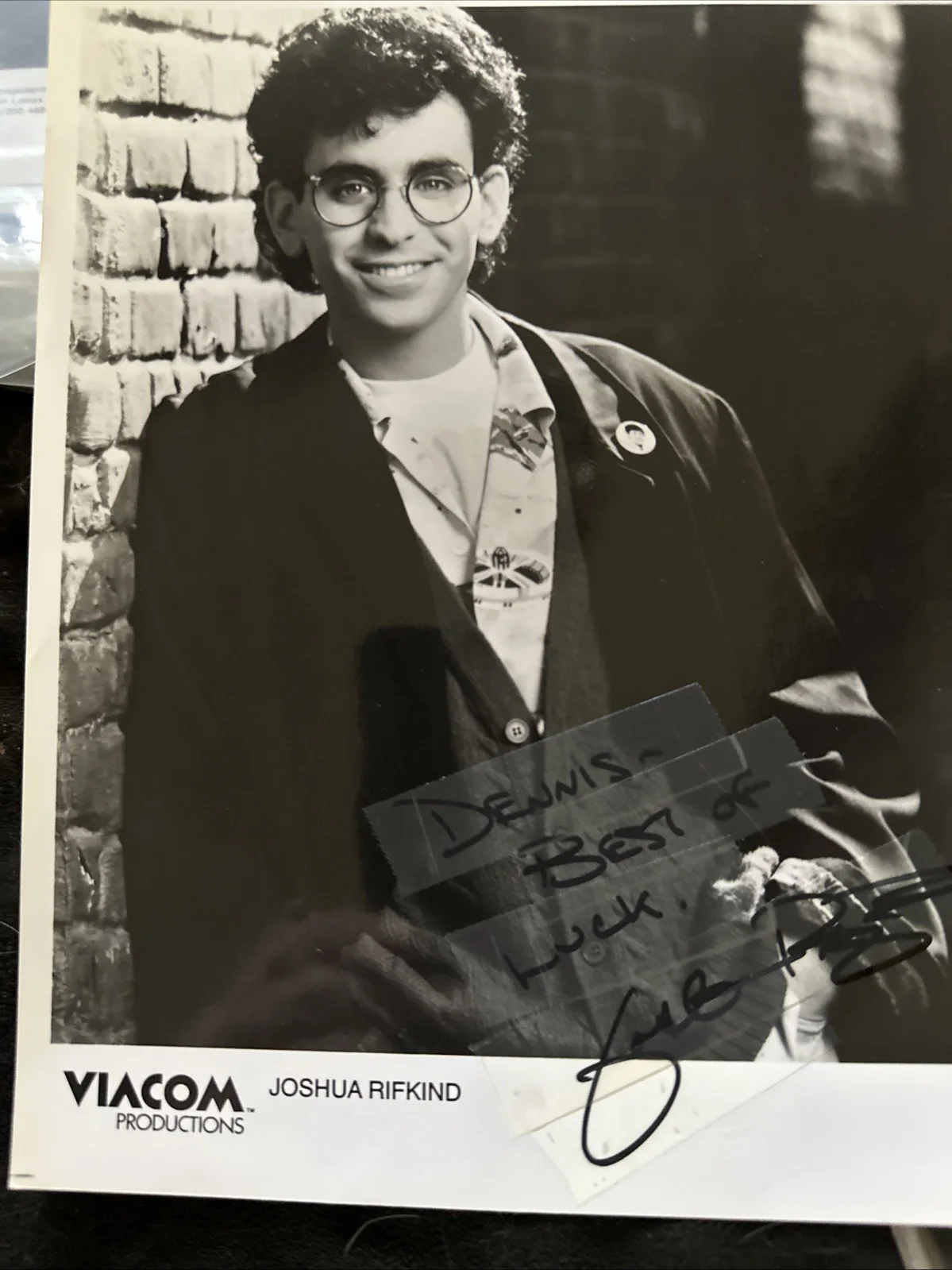 Joshua Rifkind — Autographed Publicity Still Of JOSHUA RIFKIND 1990 “The Marshall Chronicles”, image 3