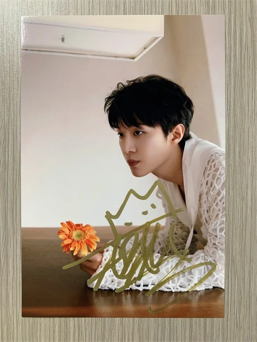 6" Adam /范丞丞 Hand Signed Autographed Photo Autographs Collection Original, image 3