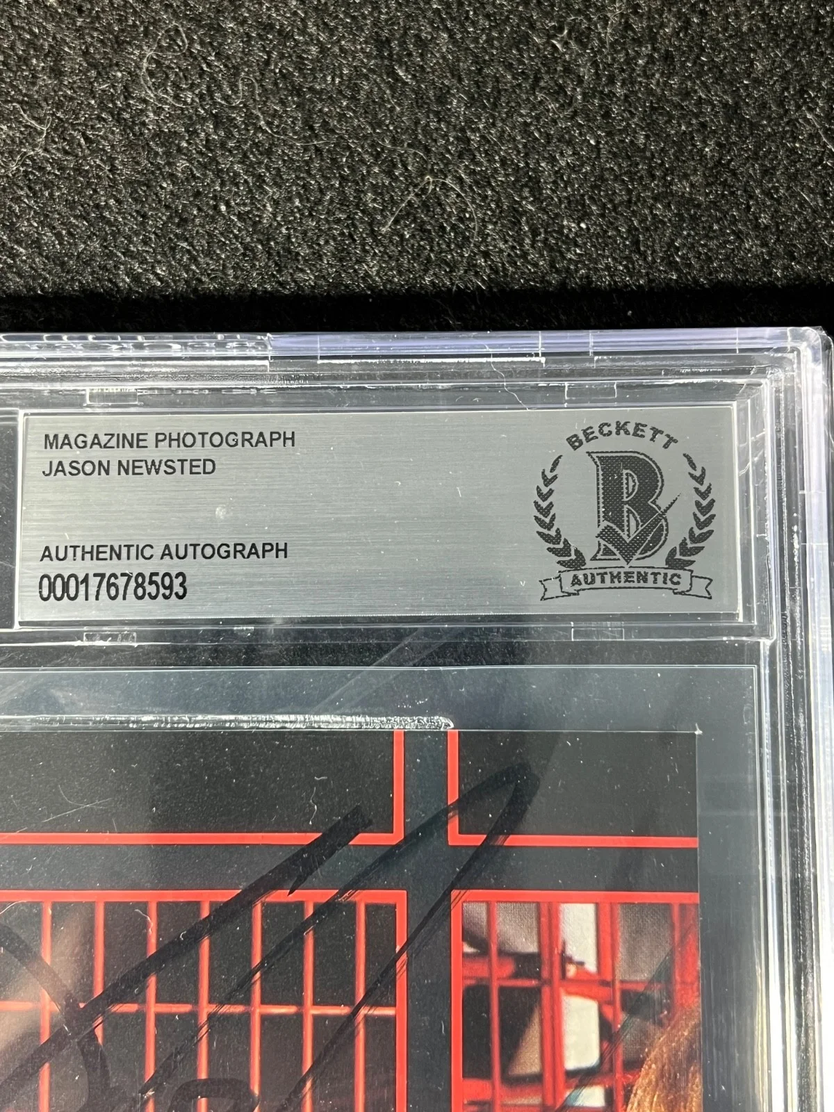 Signed Autographed Metallica Magazine Cut Jason Newsted Beckett Encased COA, image 2