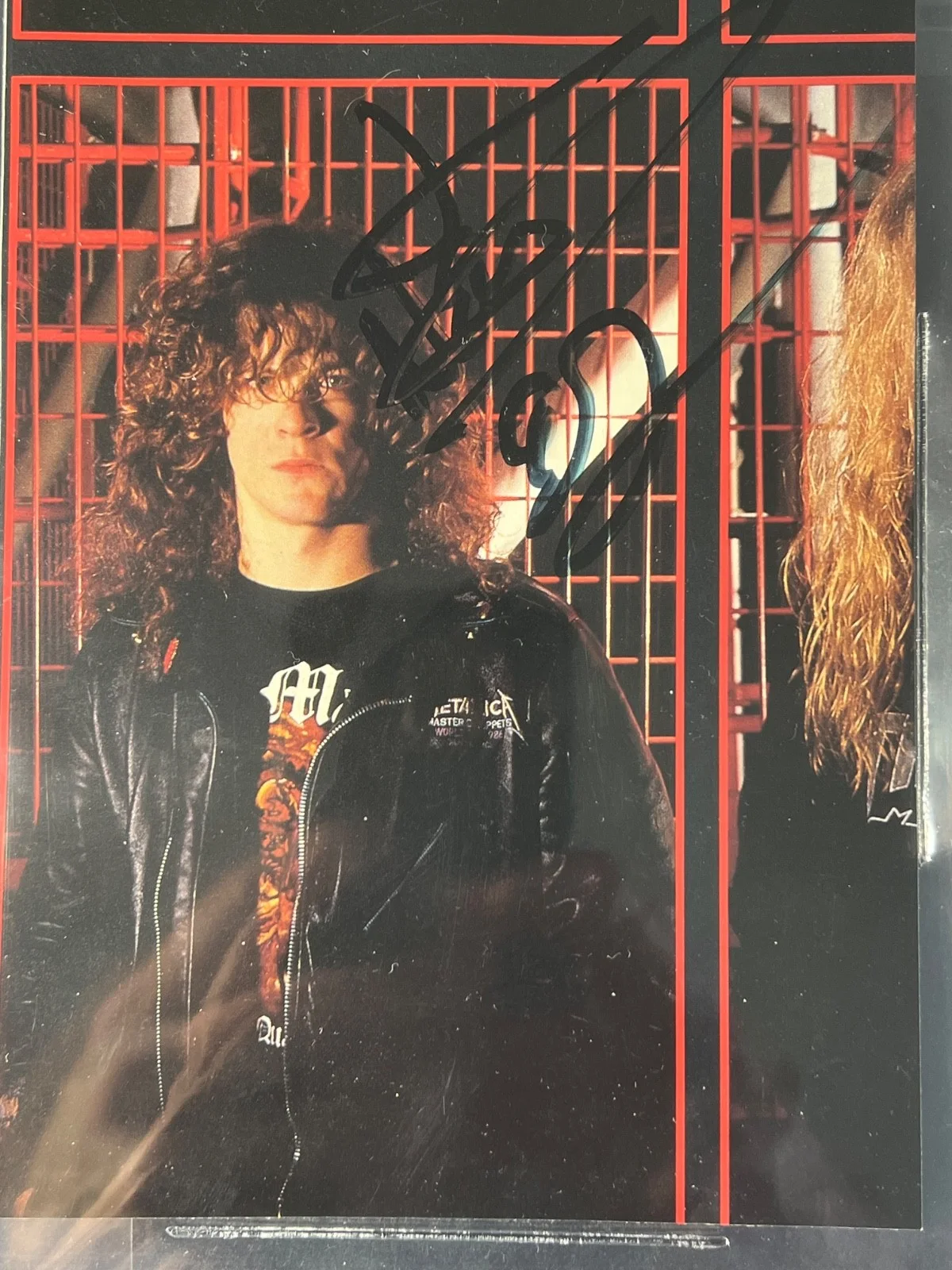 Signed Autographed Metallica Magazine Cut Jason Newsted Beckett Encased COA, image 3