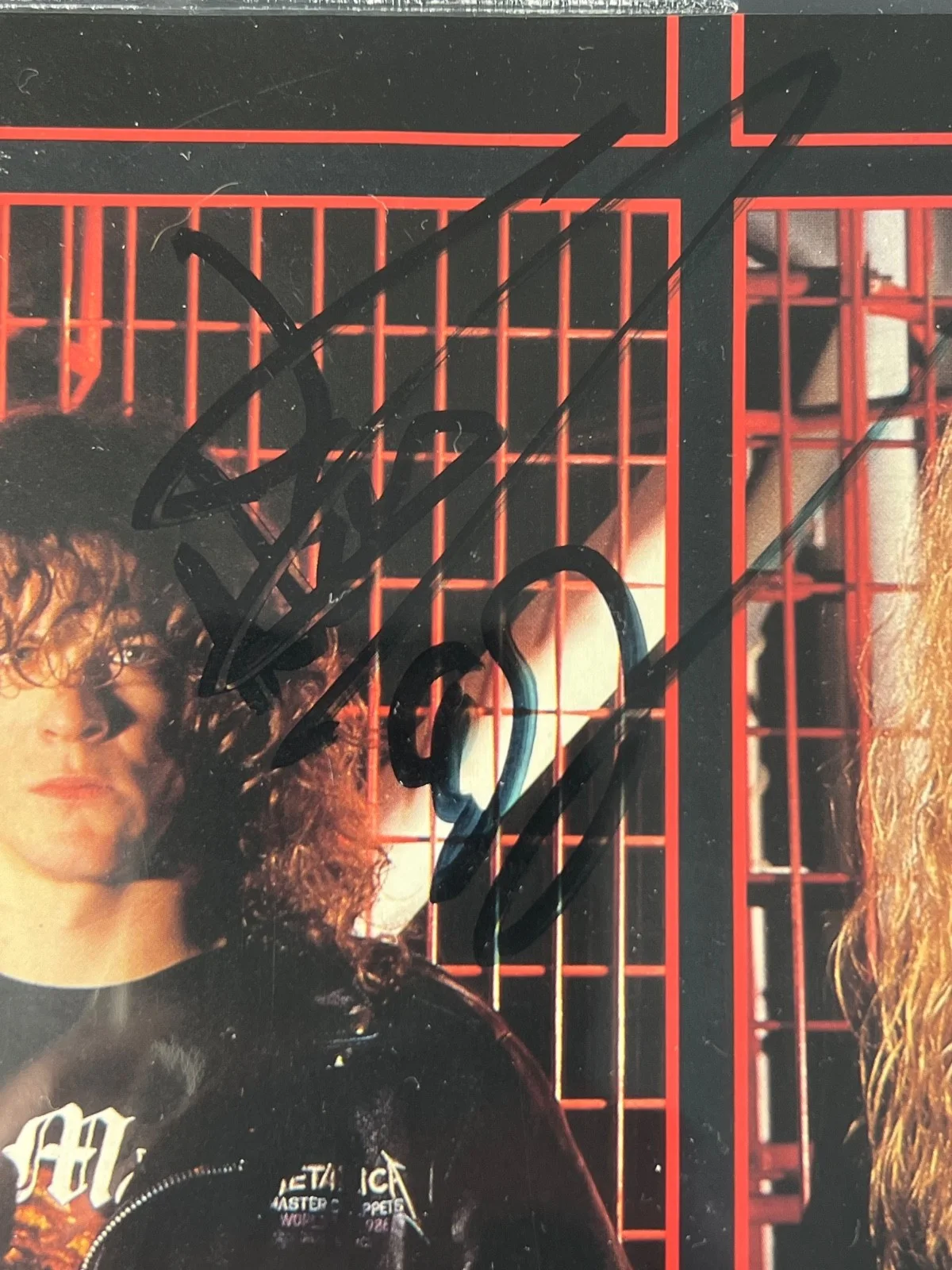 Signed Autographed Metallica Magazine Cut Jason Newsted Beckett Encased COA, image 4